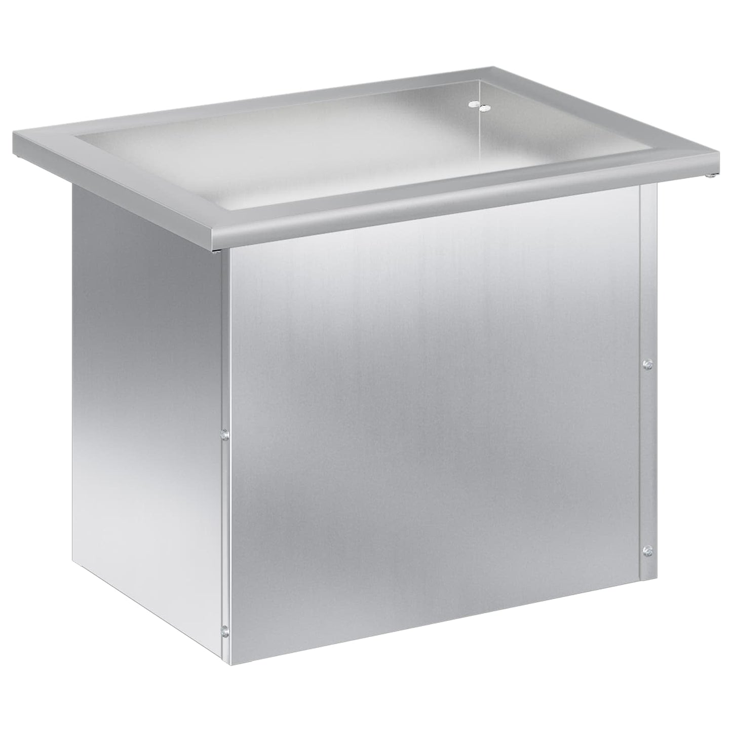 Sodo vazonas su LED Sidabrinė 30 x 40 x 30 cm