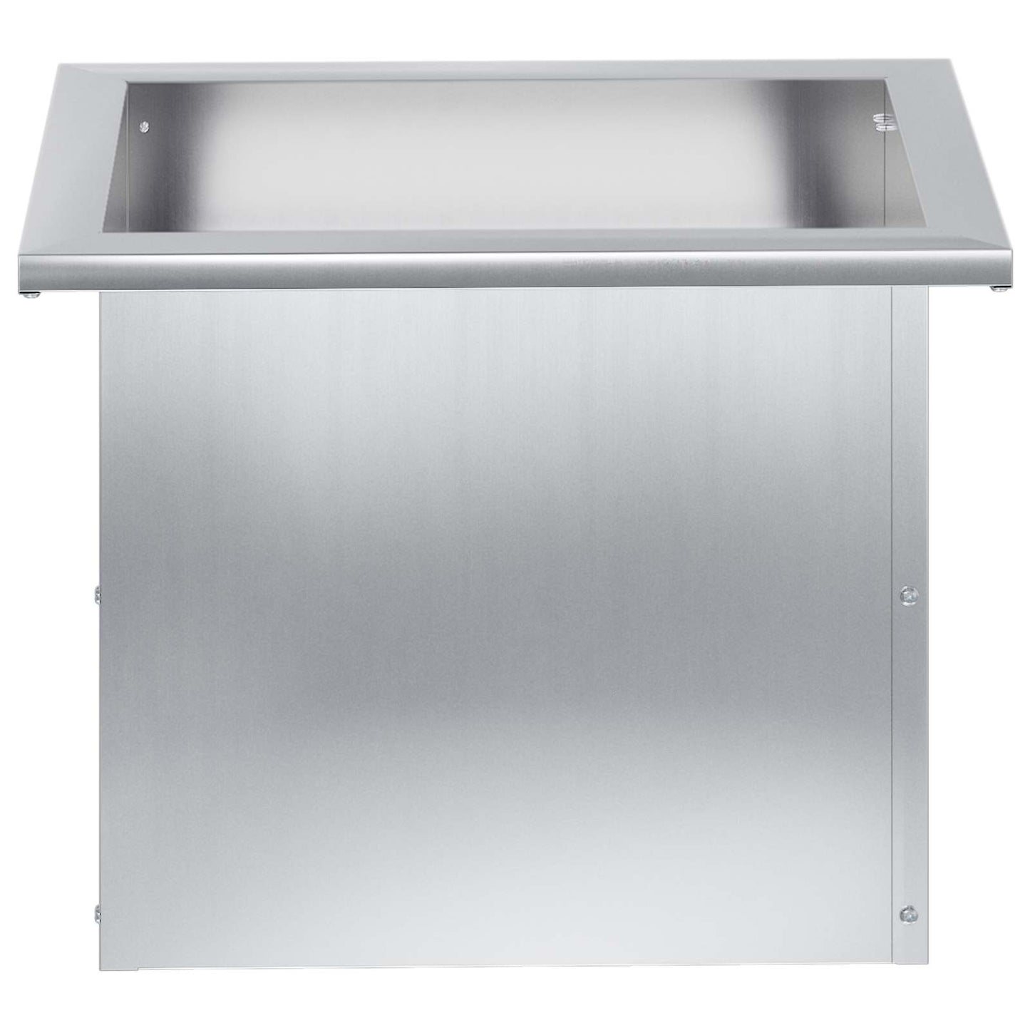 Sodo vazonas su LED 2 vnt. Sidabrinė 30 x 40 x 30 cm
