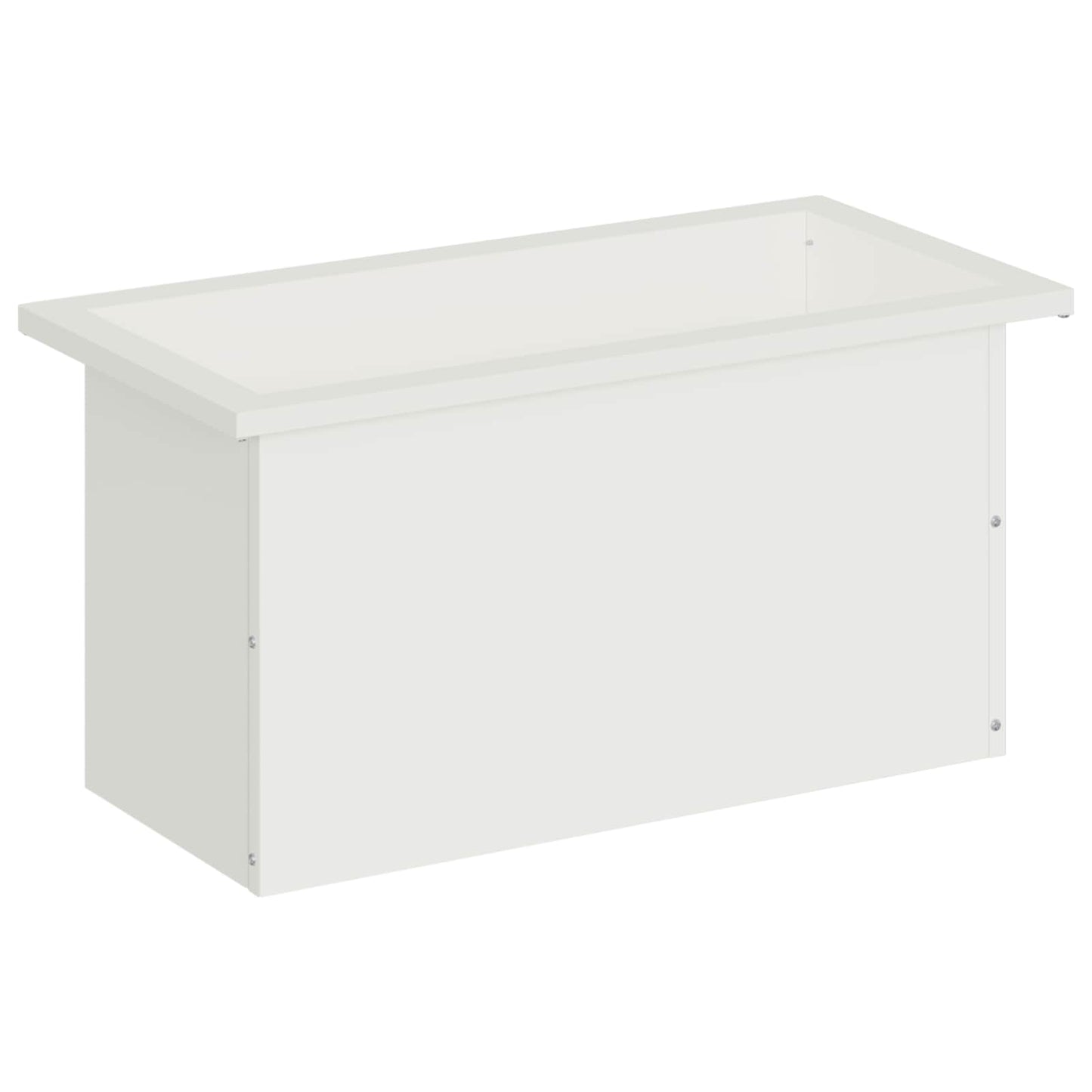 Sodo vazonas su LED Balta 30 x 60 x 30 cm Plienas