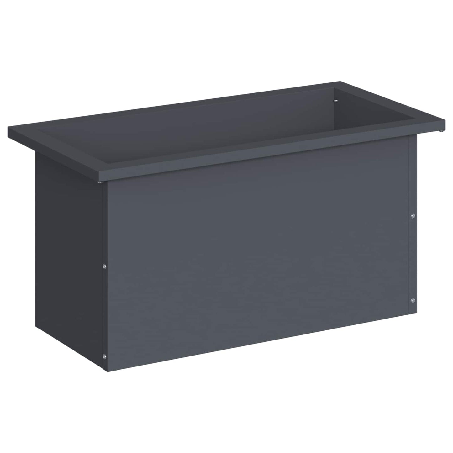 Sodo vazonas su LED Antracitas 30 x 60 x 30 cm Plienas
