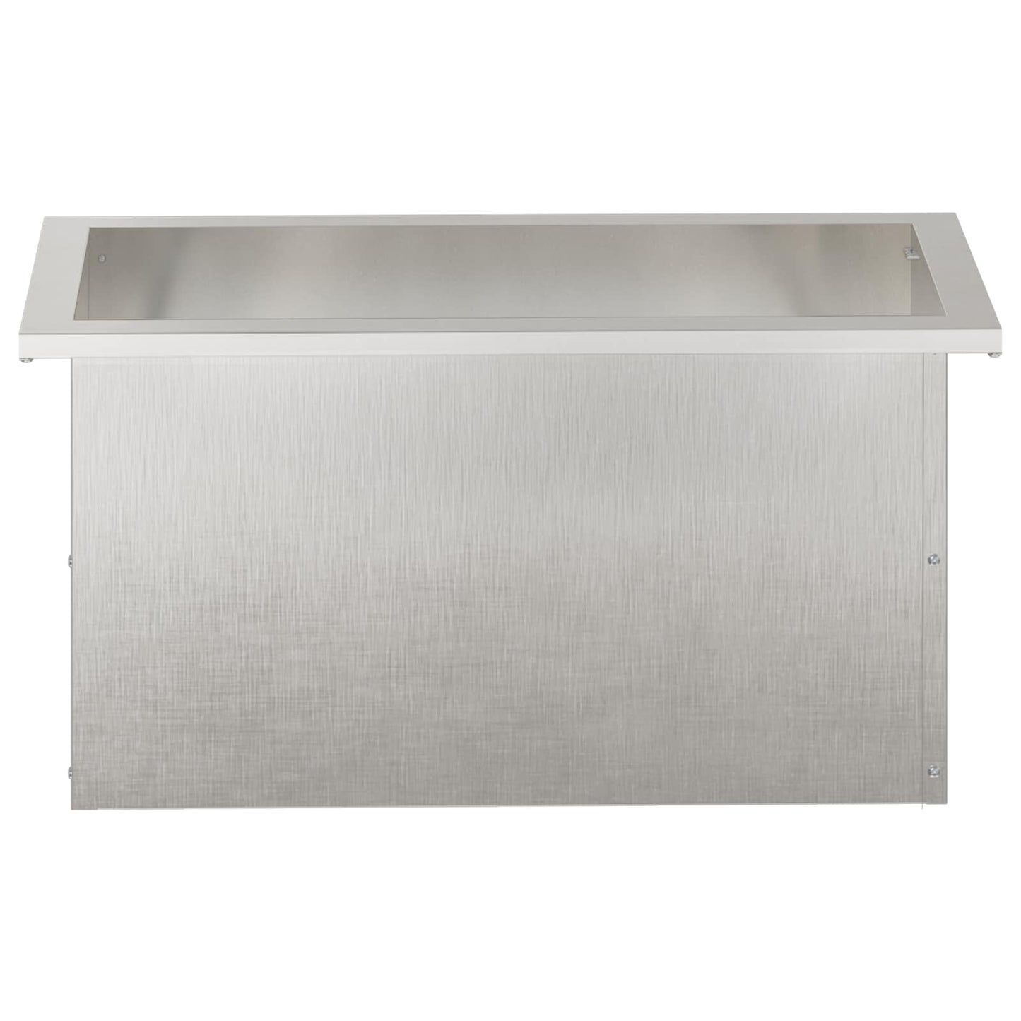Sodo vazonas su LED Sidabrinė 30 x 60 x 30 cm