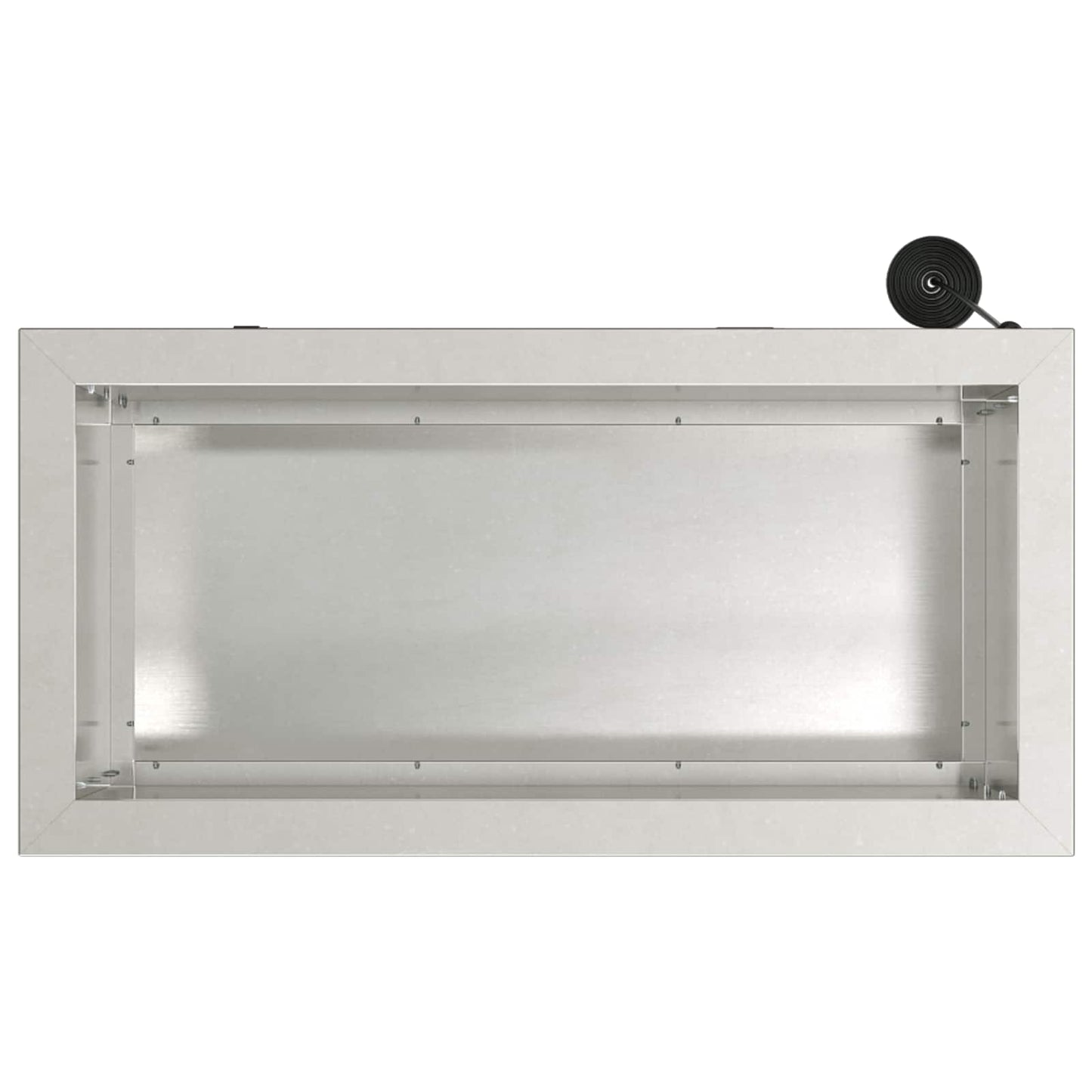 Sodo vazonas su LED Sidabrinė 30 x 60 x 30 cm