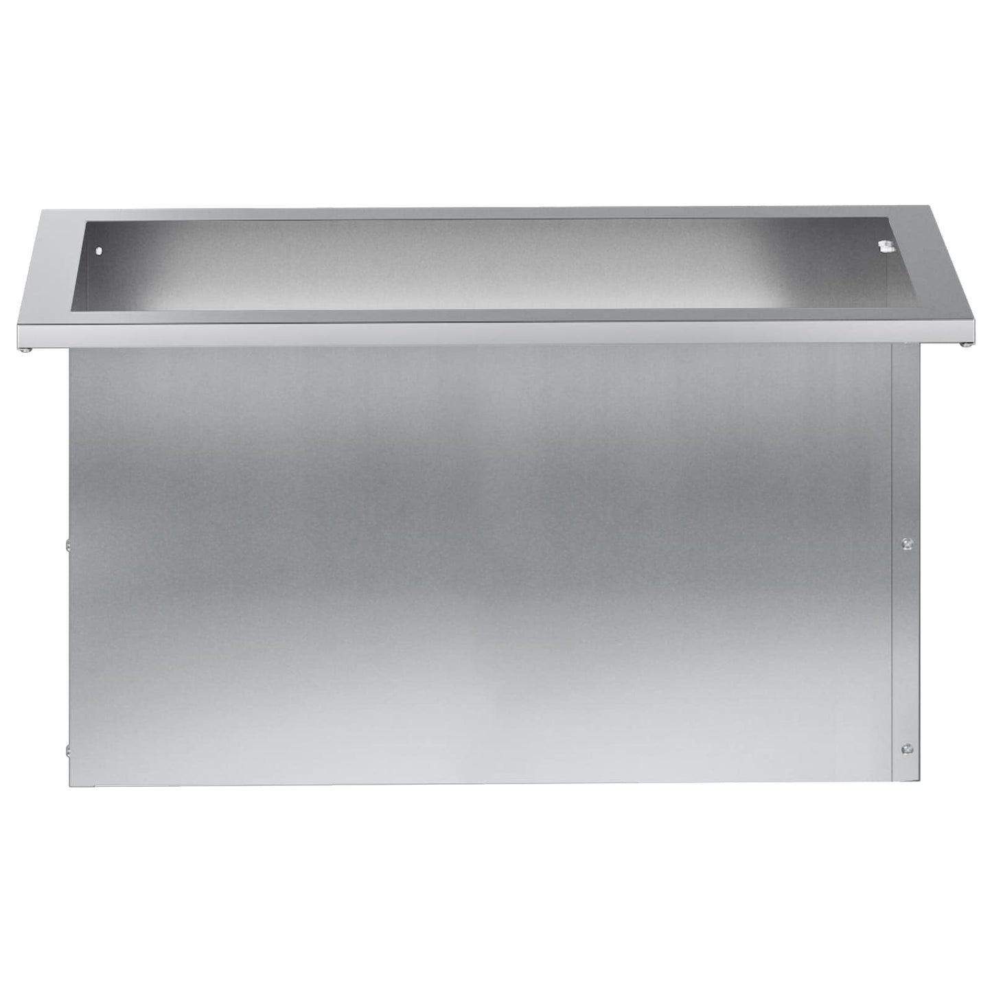 Sodo vazonas su LED Sidabrinė 30 x 60 x 30 cm