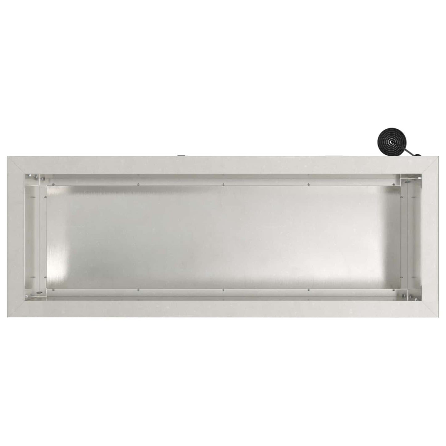 Sodo vazonas su LED Sidabrinė 30 x 80 x 30 cm