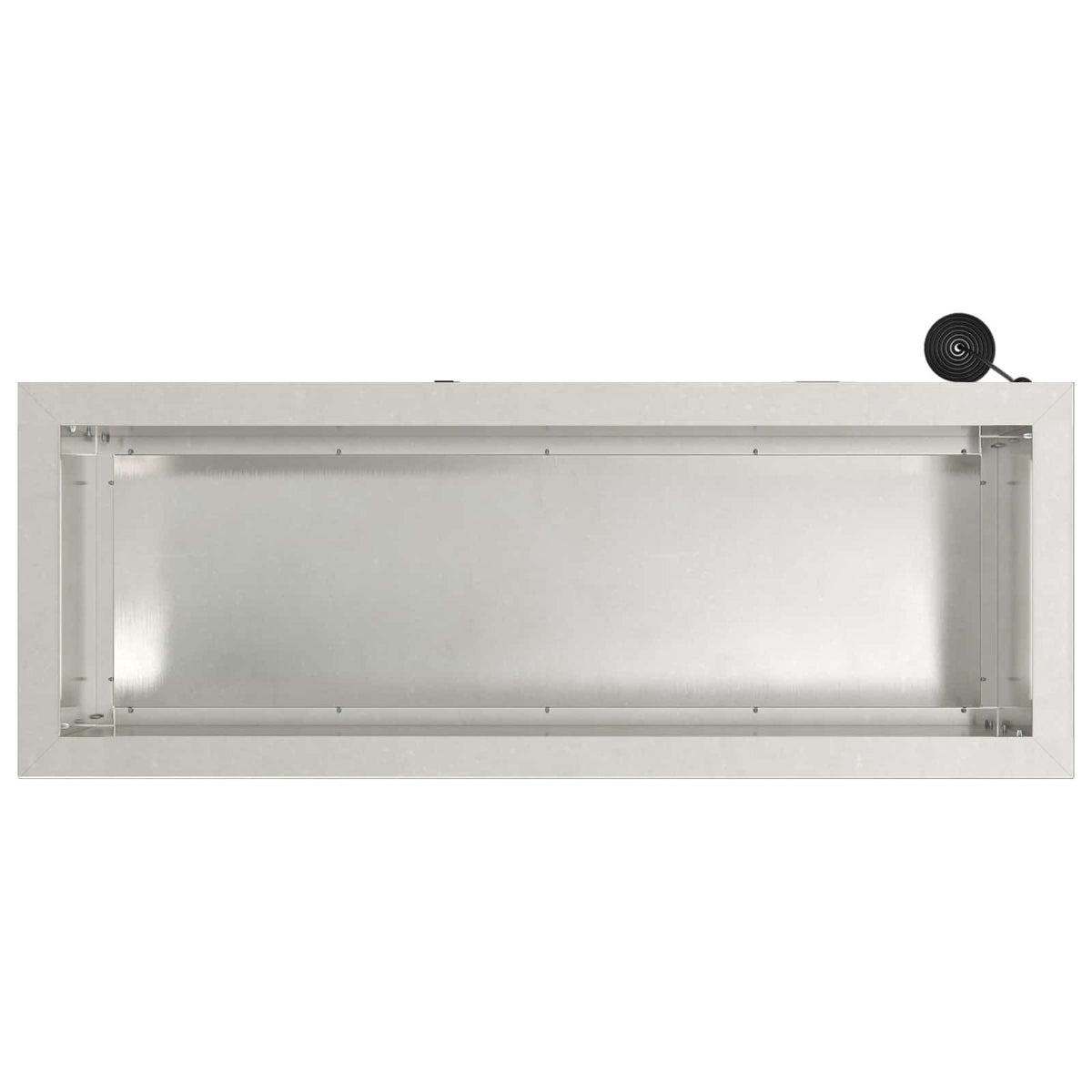 Sodo vazonas su LED Sidabrinė 30 x 80 x 30 cm