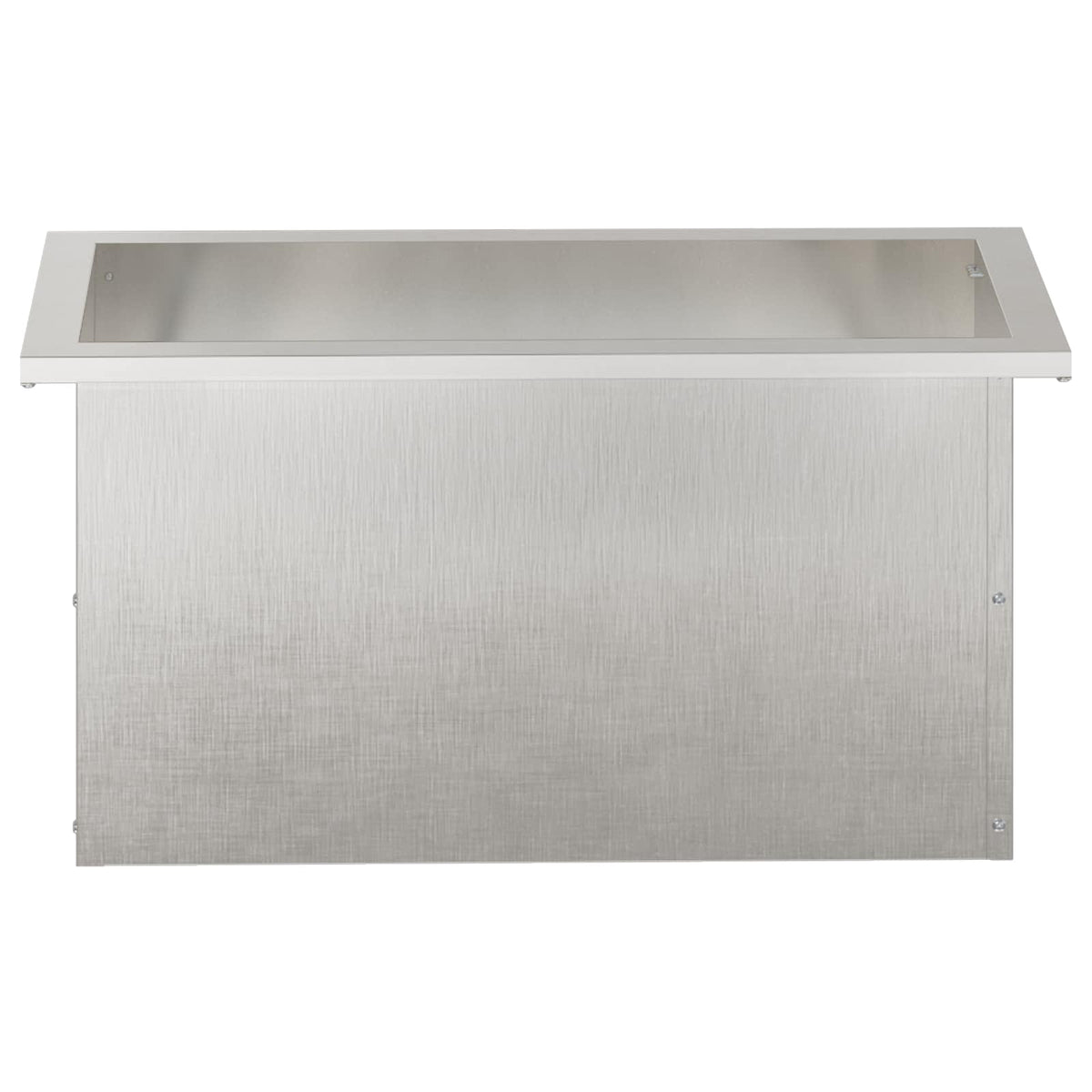 Sodo vazonas su LED 2 vnt. Sidabrinė 30 x 80 x 30 cm