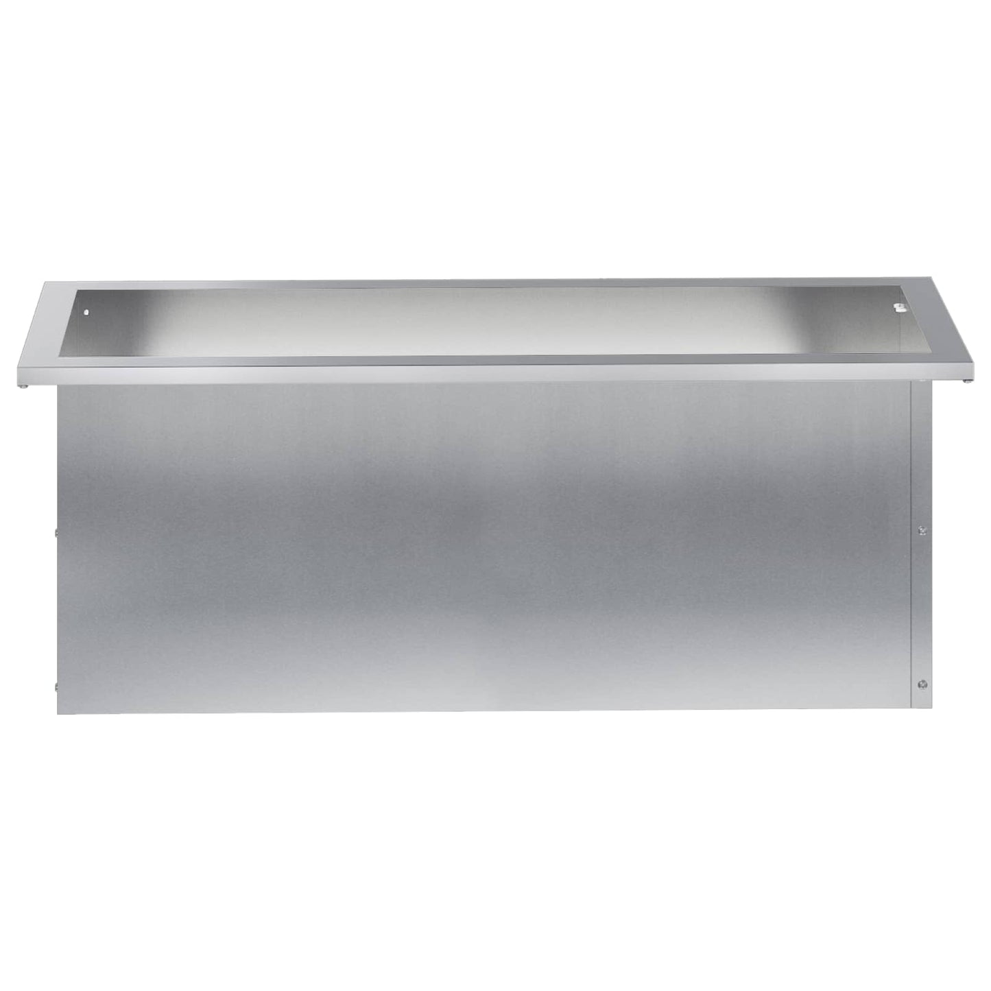 Sodo vazonas su LED Sidabrinė 30 x 80 x 30 cm