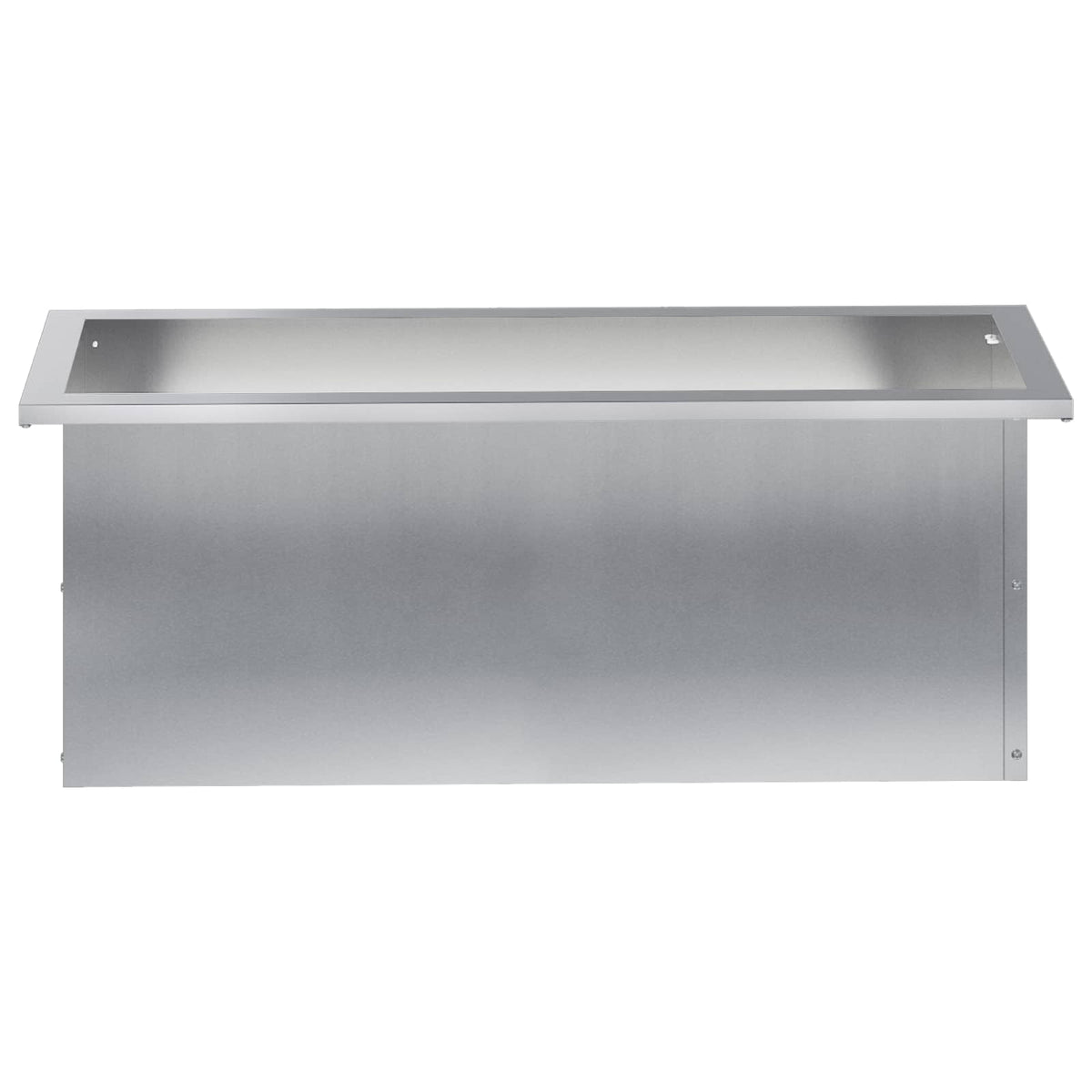 Sodo vazonas su LED Sidabrinė 30 x 80 x 30 cm