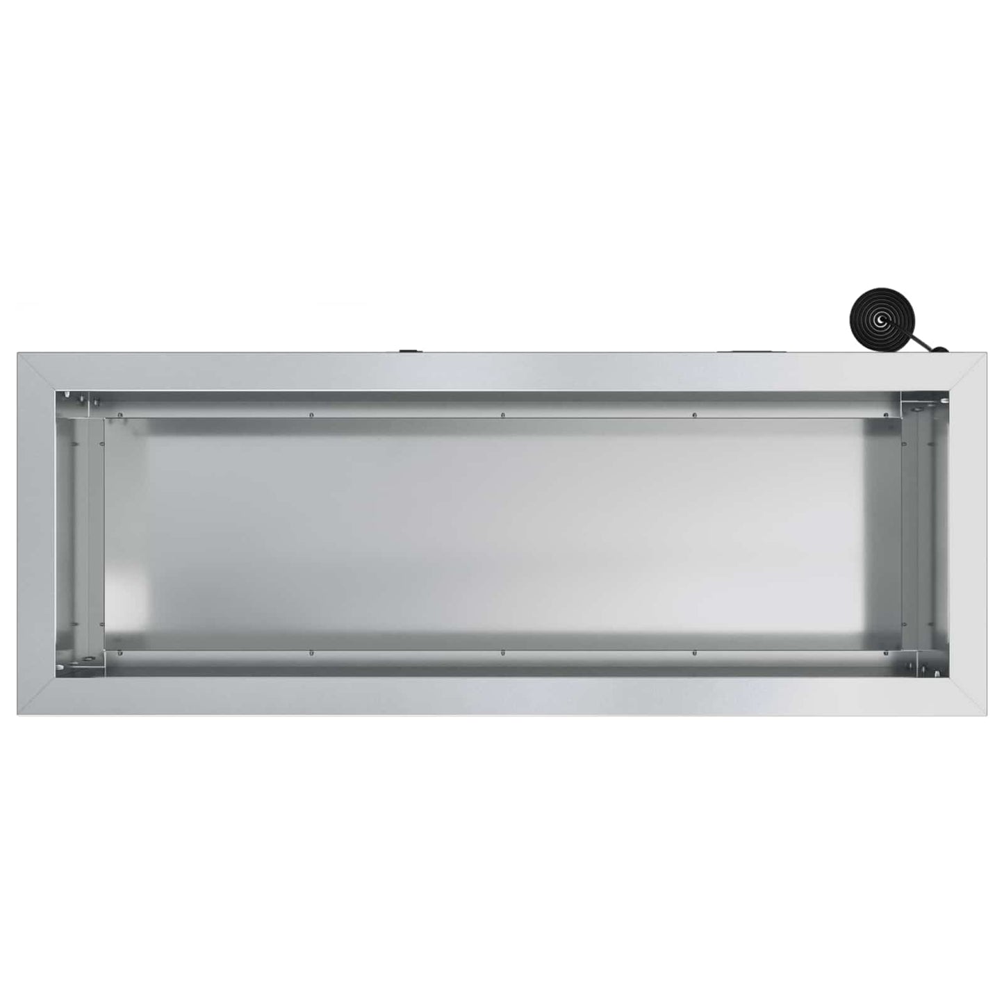 Sodo vazonas su LED Sidabrinė 30 x 80 x 30 cm