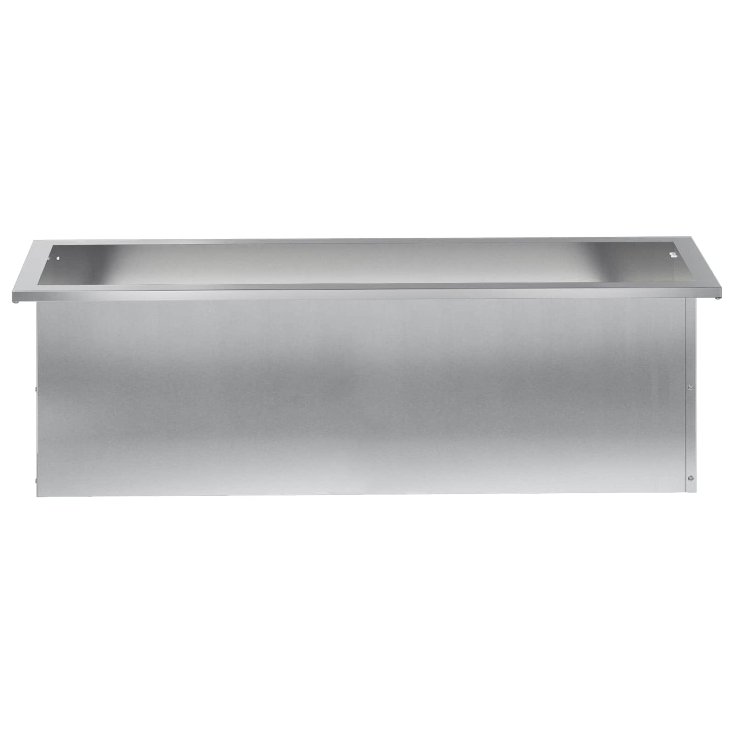 Sodo vazonas su LED 2 vnt. Sidabrinė 30 x 100 x 30 cm