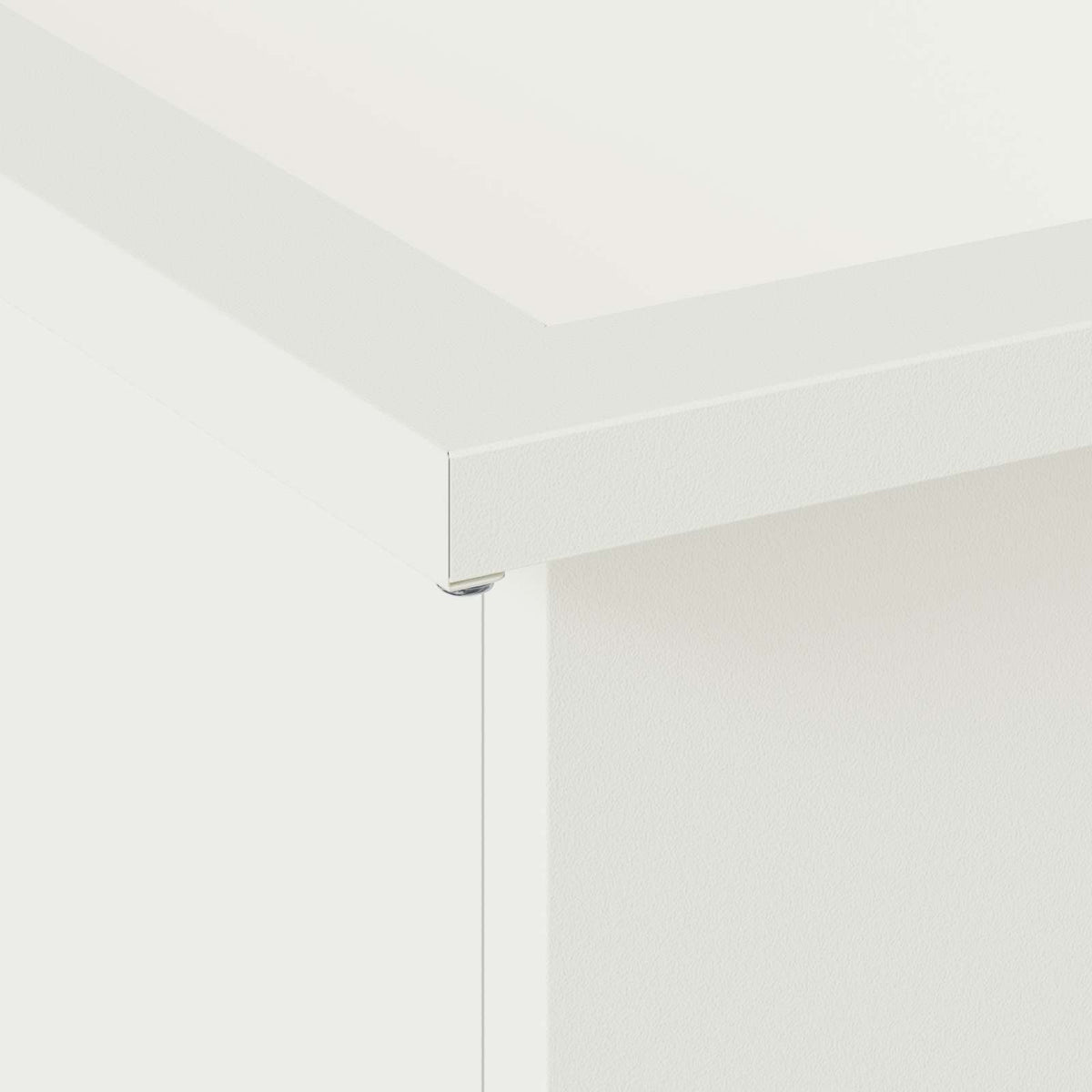 Sodo vazonas su LED Balta 40 x 40 x 40 cm Plienas