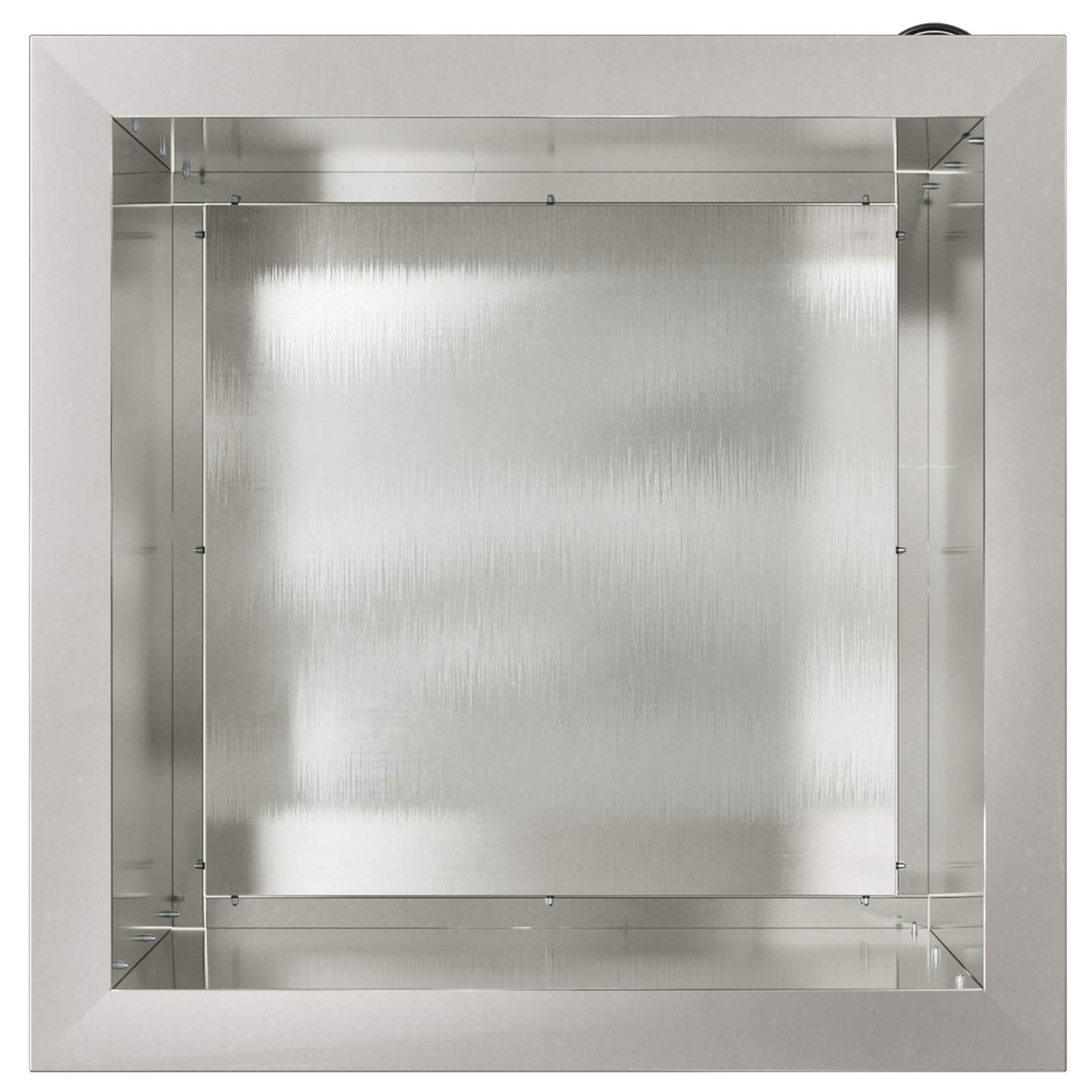 Sodo vazonas su LED Sidabrinė 40 x 40 x 40 cm