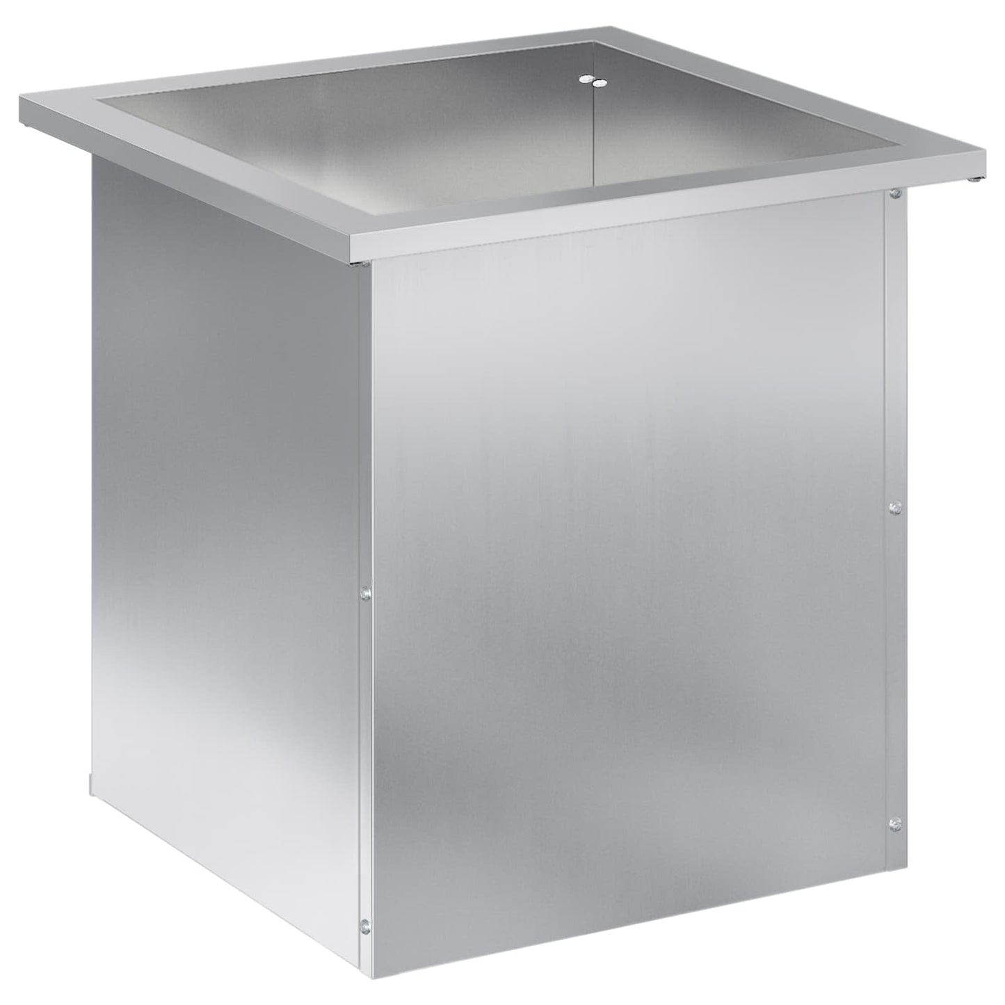 Sodo vazonas su LED Sidabrinė 40 x 40 x 40 cm
