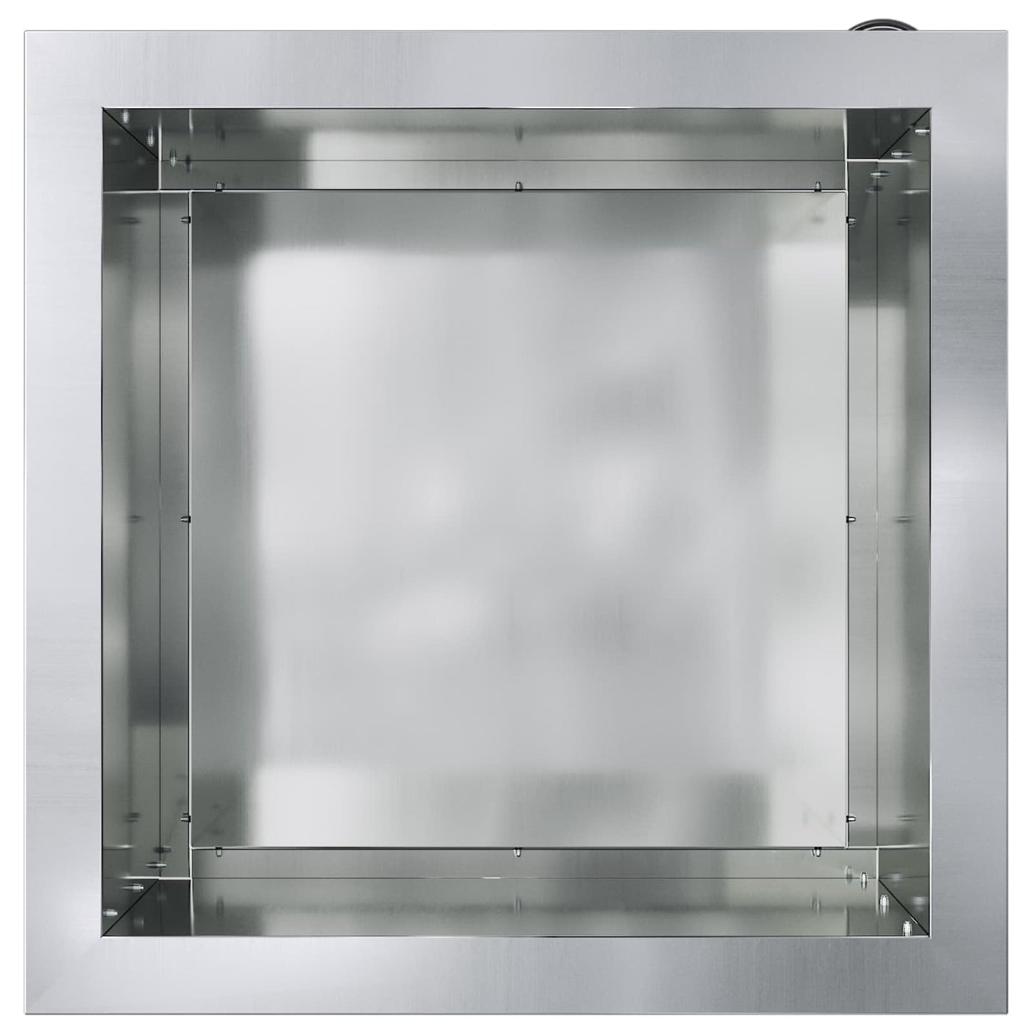 Sodo vazonas su LED Sidabrinė 40 x 40 x 40 cm