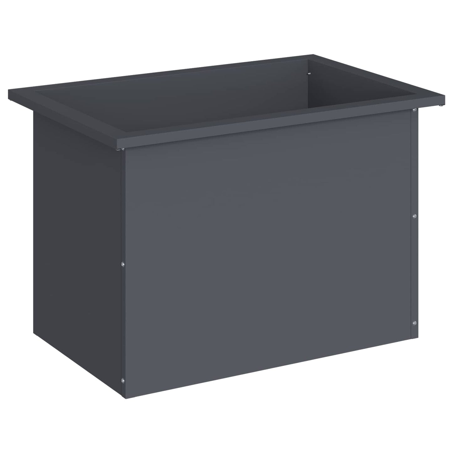 Sodo vazonas su LED Antracitas 40 x 60 x 40 cm Plienas