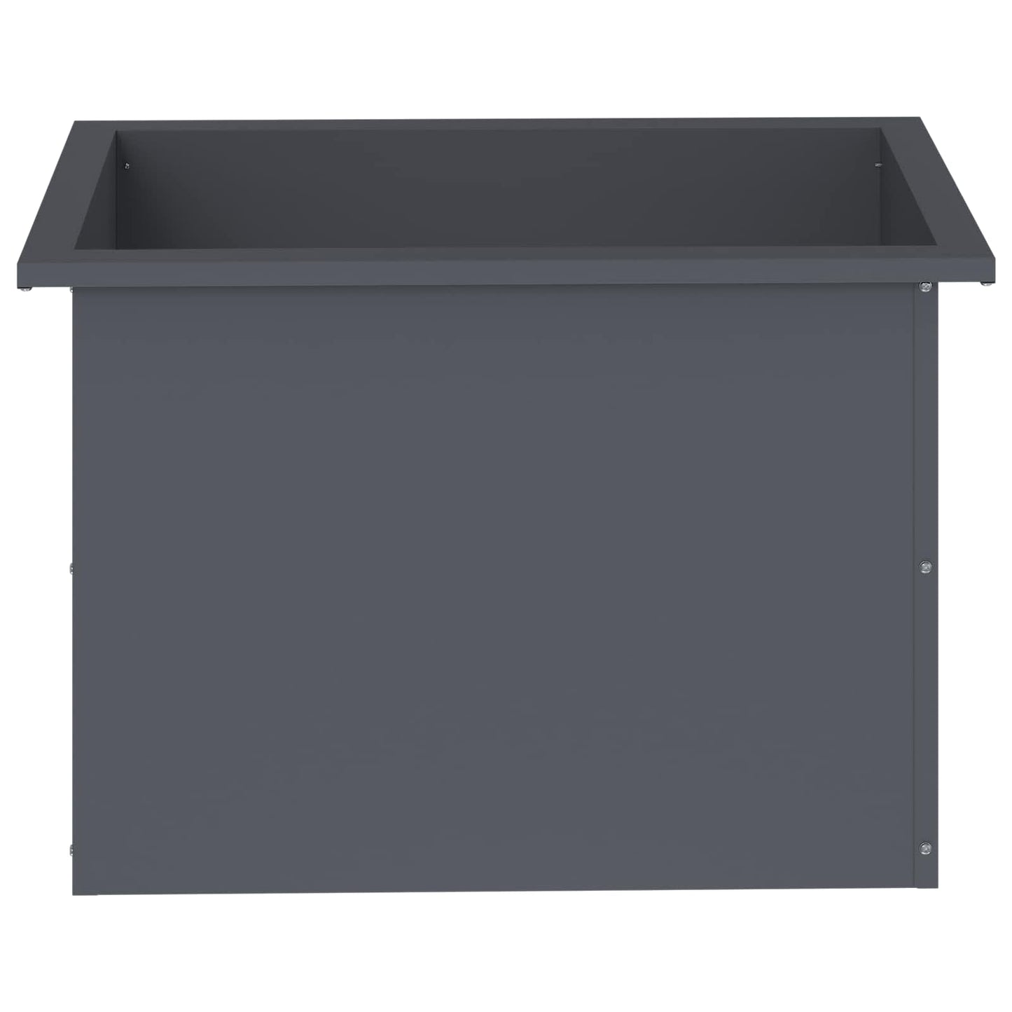 Sodo vazonas su LED Antracitas 40 x 60 x 40 cm Plienas