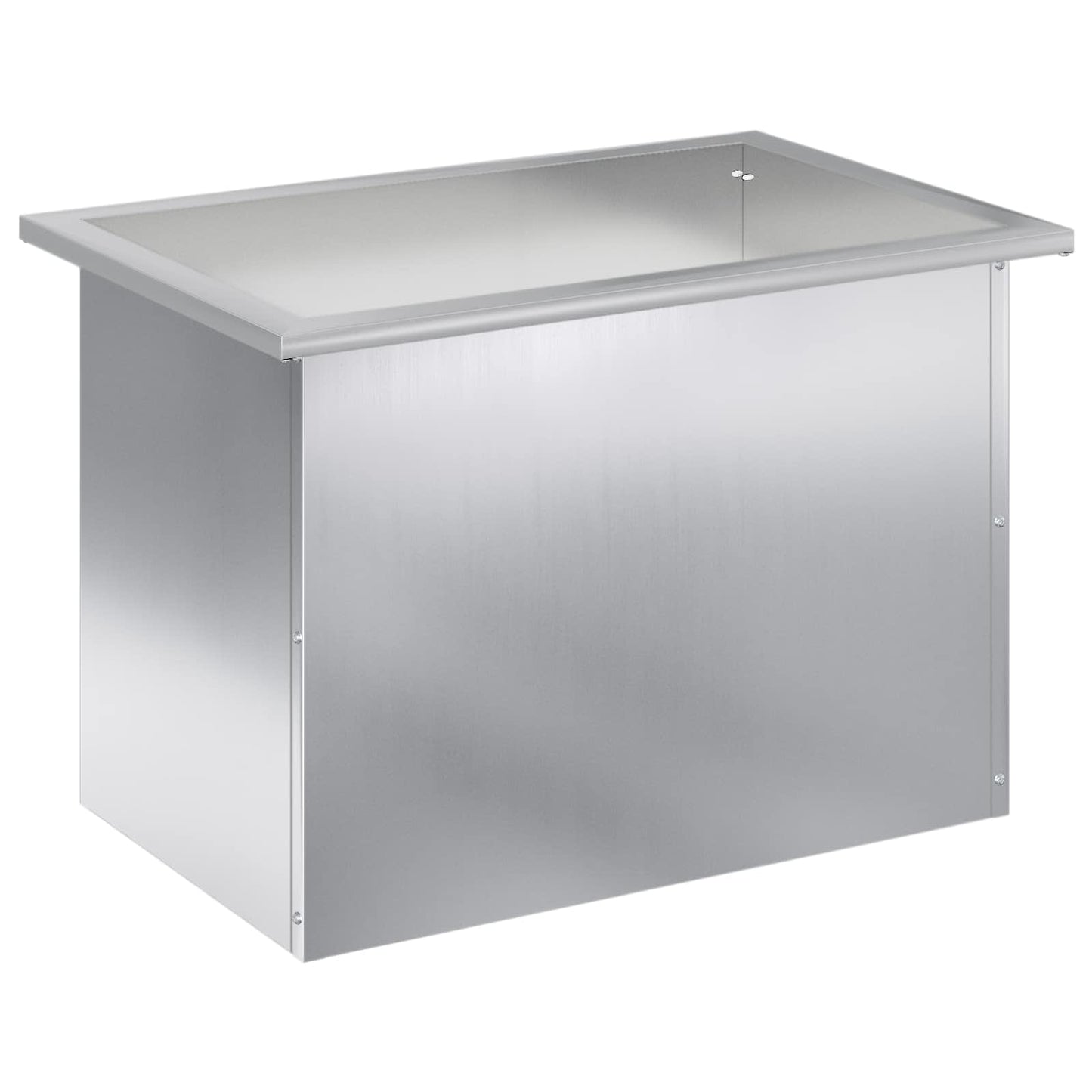 Sodo vazonas su LED Sidabrinė 40 x 60 x 40 cm