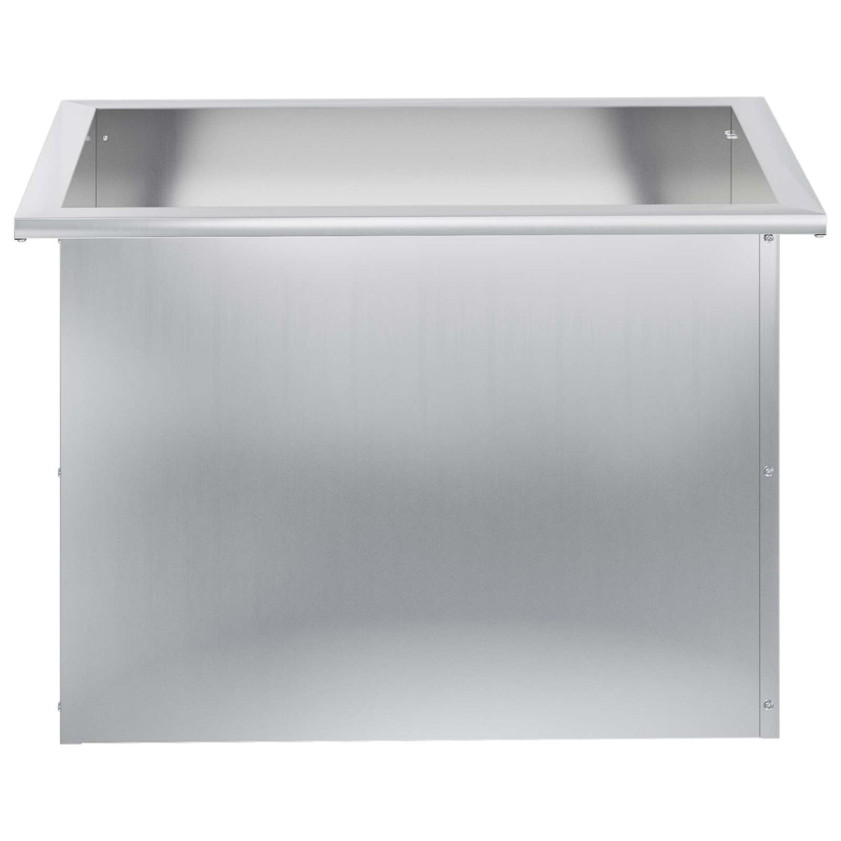 Sodo vazonas su LED Sidabrinė 40 x 60 x 40 cm