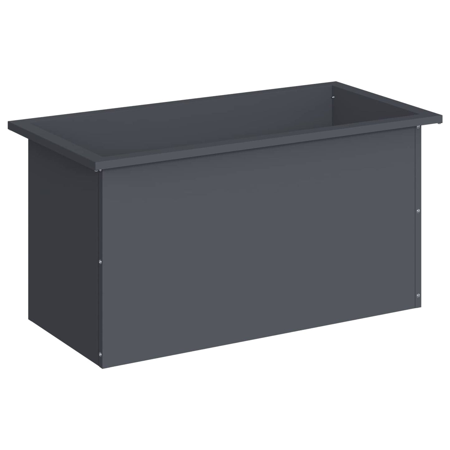 Sodo vazonas su LED Antracitas 40 x 80 x 40 cm Plienas