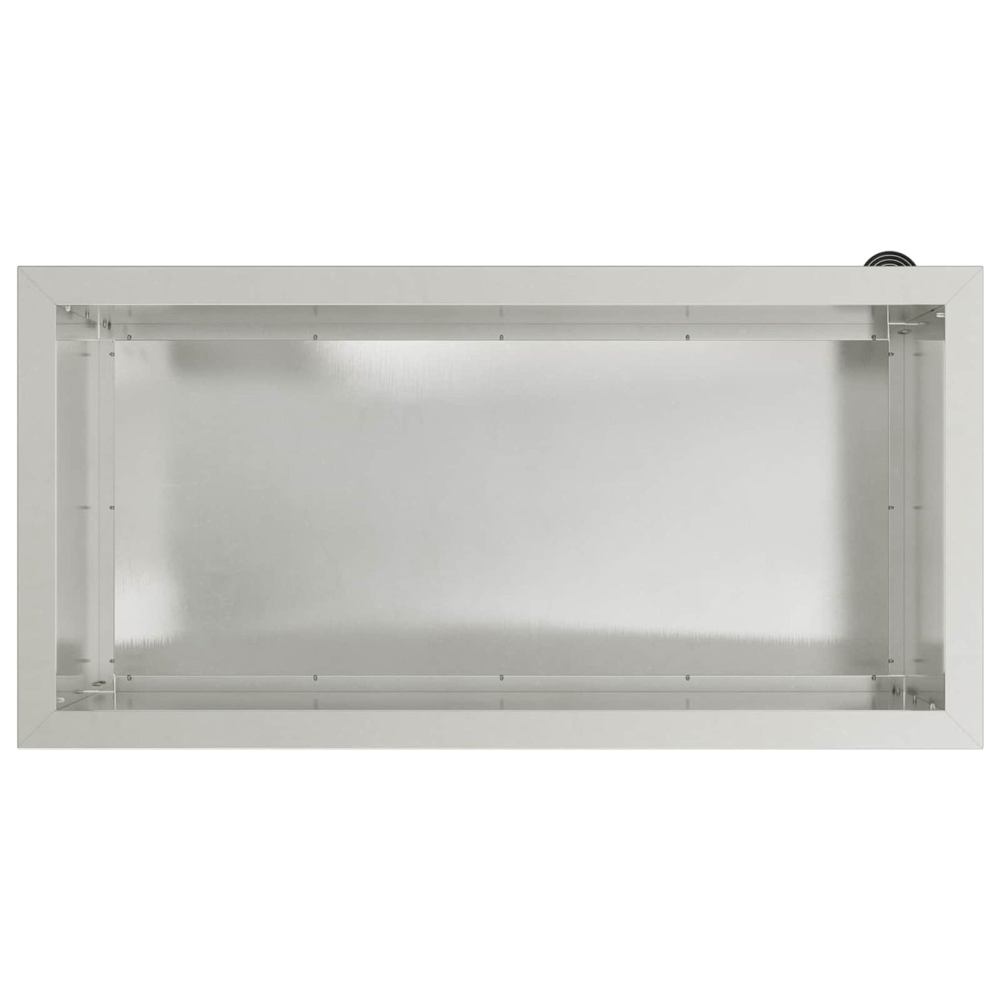 Sodo vazonas su LED Sidabrinė 40 x 80 x 40 cm