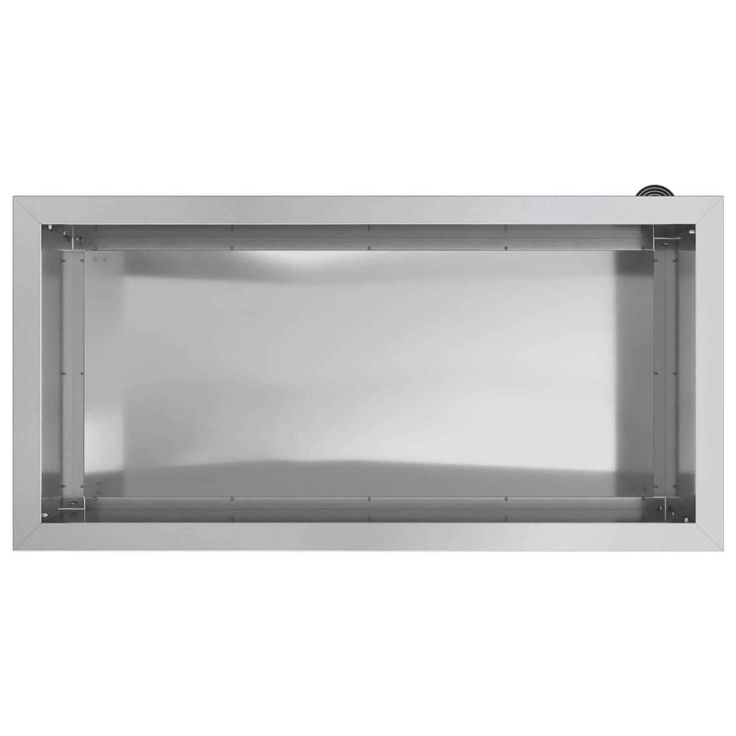 Sodo vazonas su LED Sidabrinė 40 x 80 x 40 cm