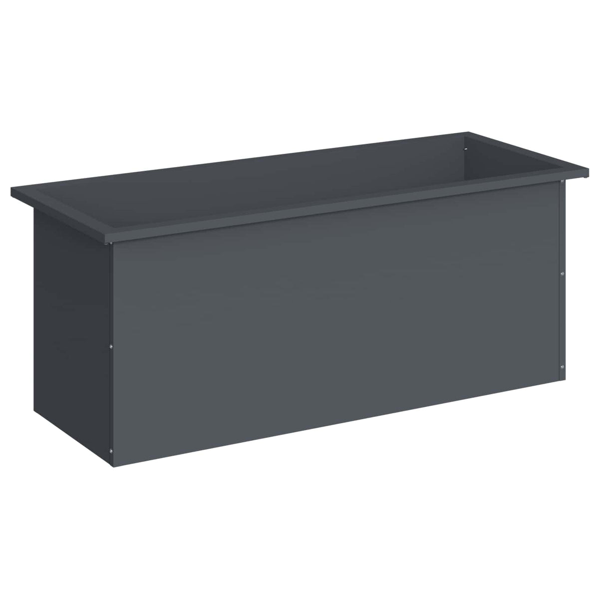 Sodo vazonas su LED Antracitas 40 x 100 x 40 cm Plienas