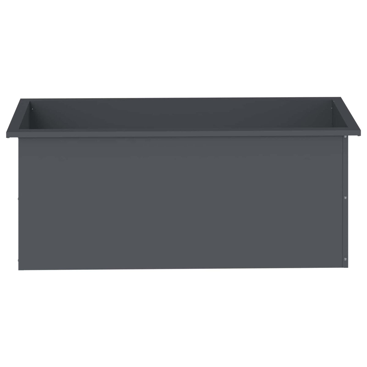 Sodo vazonas su LED Antracitas 40 x 100 x 40 cm Plienas