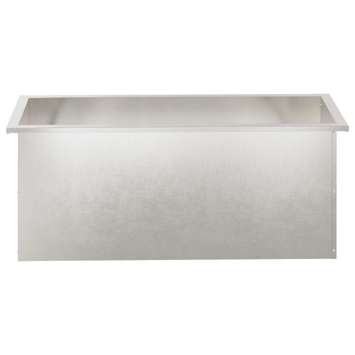 Sodo vazonas su LED 2 vnt. Sidabrinė 40 x 100 x 40 cm