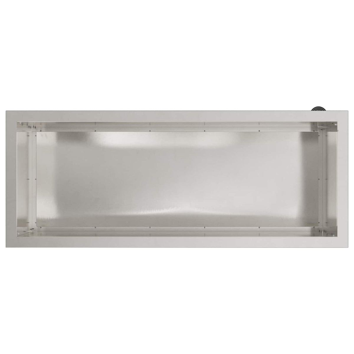 Sodo vazonas su LED 2 vnt. Sidabrinė 40 x 100 x 40 cm