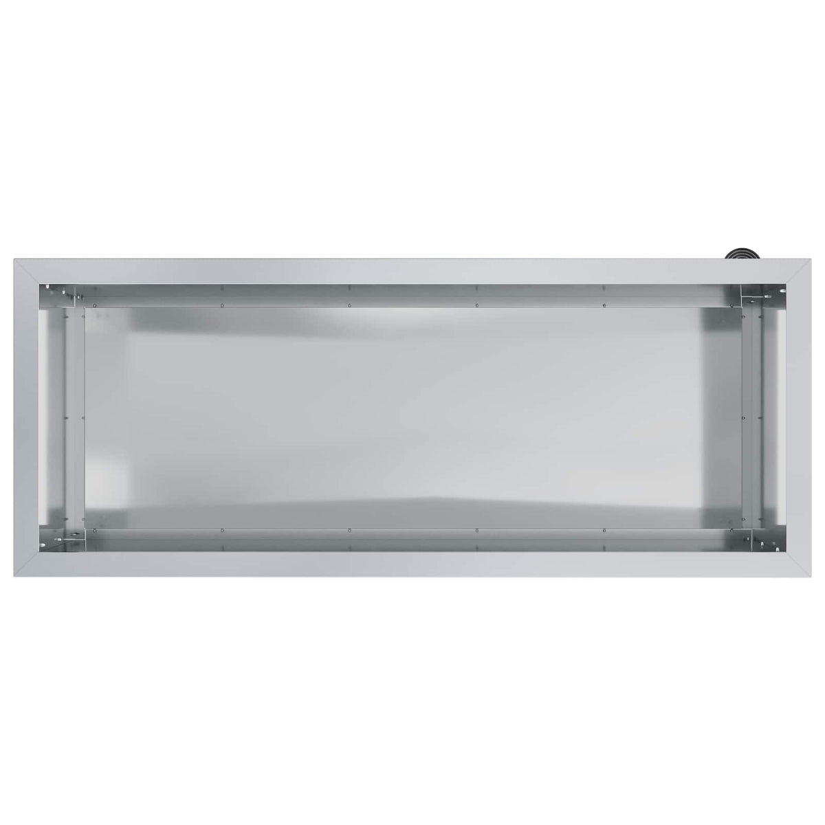 Sodo vazonas su LED 2 vnt. Sidabrinė 40 x 100 x 40 cm