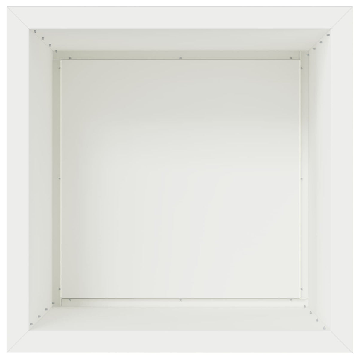 Sodo vazonas su LED Balta 50 x 50 x 48 cm Plienas