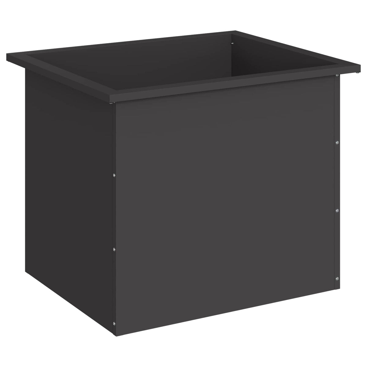 Sodo vazonas su LED Juoda 50 x 60 x 48 cm Plienas
