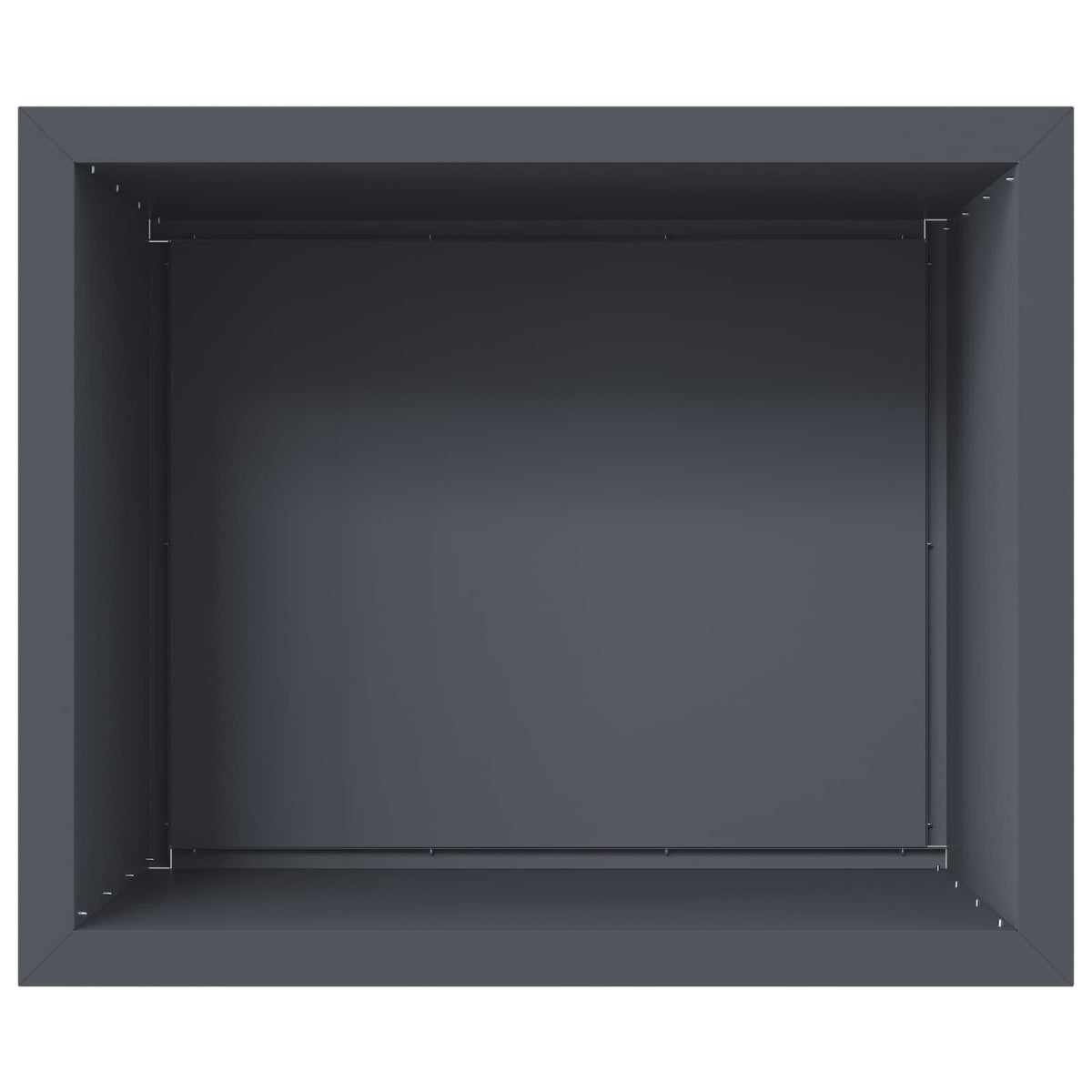 Sodo vazonas su LED Antracitas 50 x 60 x 48 cm Plienas