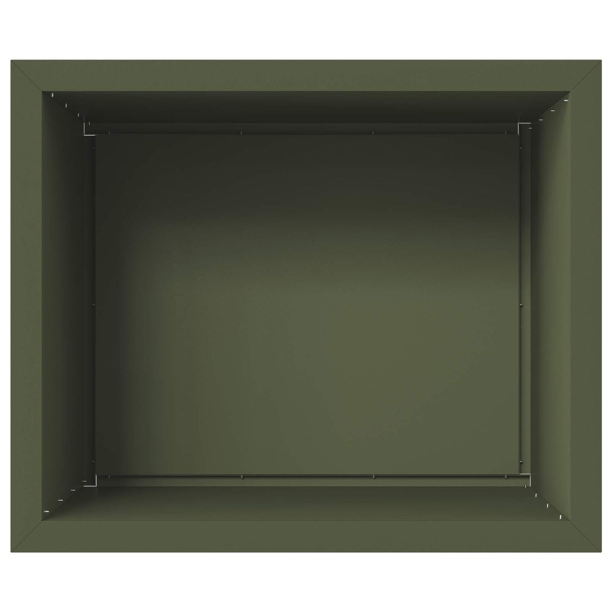 Sodo vazonas su LED 2 vnt. Alyvuogių žalia 50 x 60 x 48 cm