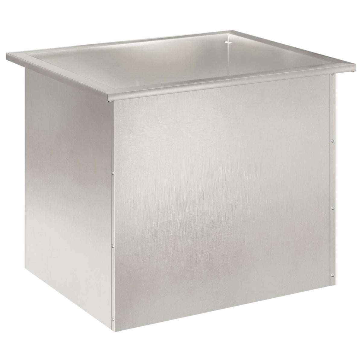 Sodo vazonas su LED Sidabrinė 50 x 60 x 48 cm