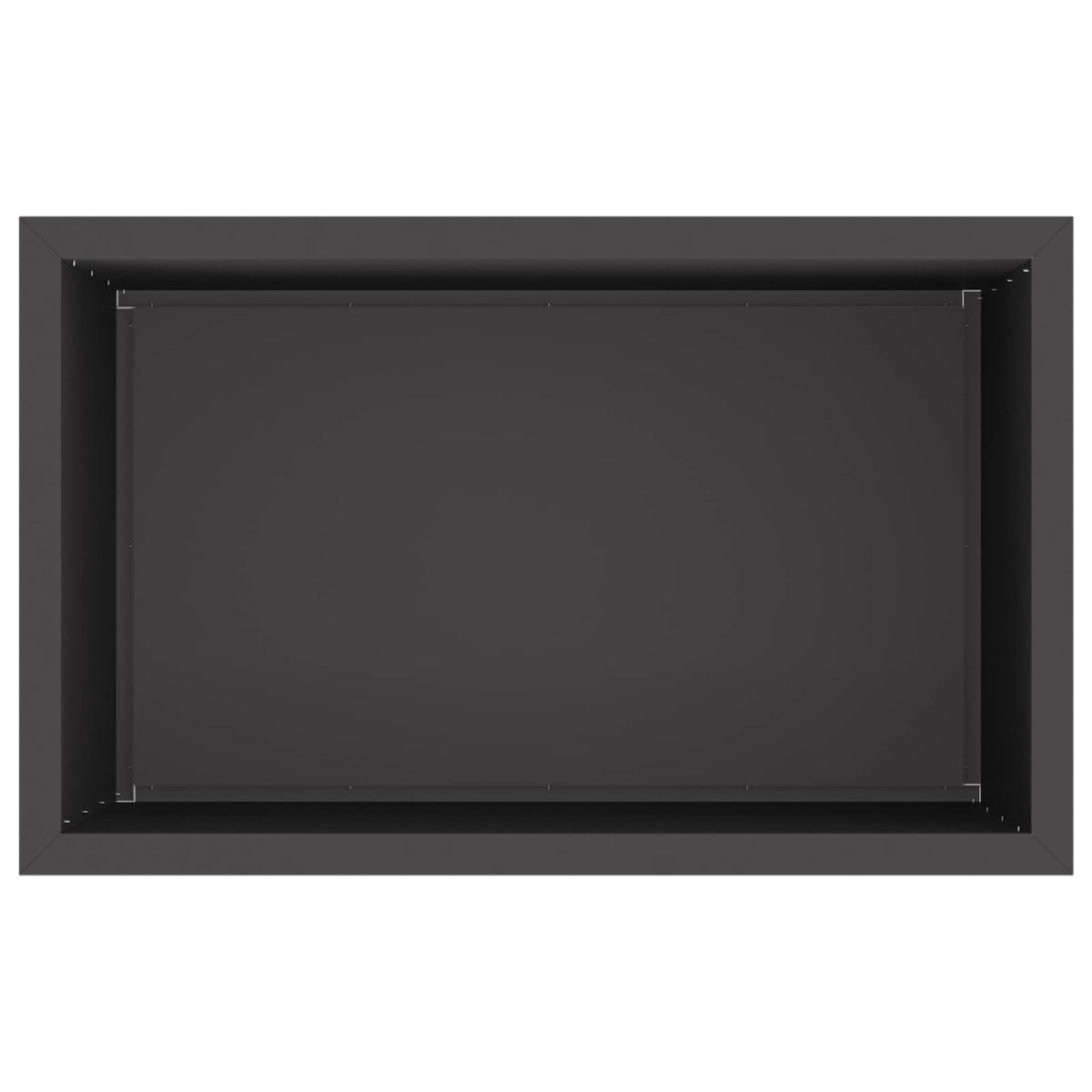 Sodo vazonas su LED Juoda 50 x 80 x 48 cm Plienas