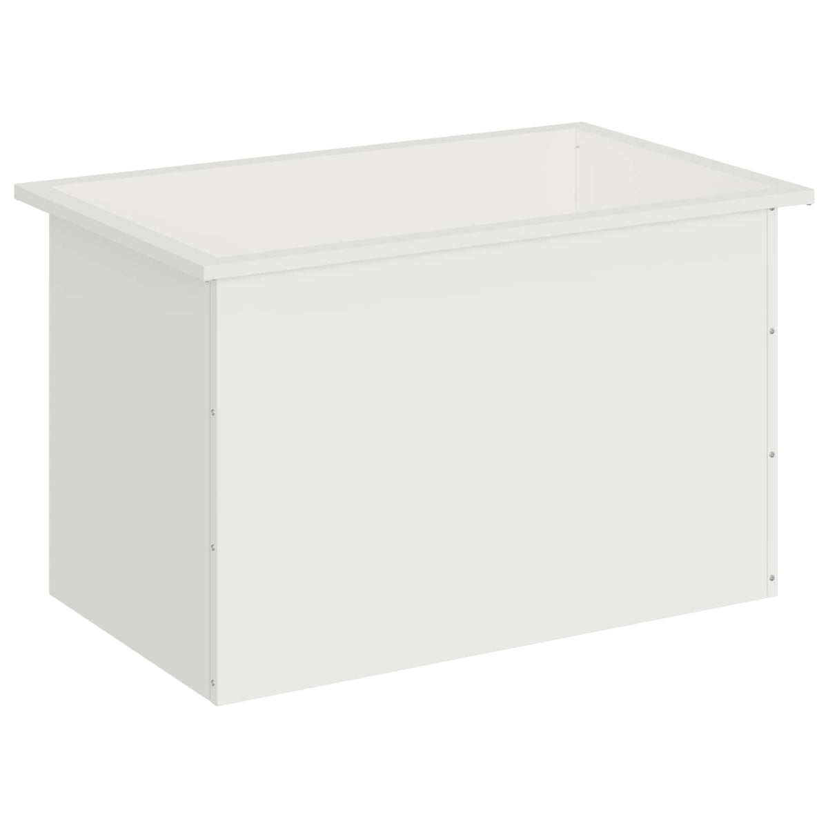 Sodo vazonas su LED Balta 50 x 80 x 48 cm Plienas