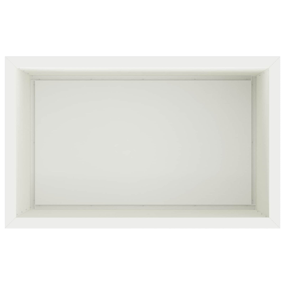 Sodo vazonas su LED 2 vnt. Balta 50 x 80 x 48 cm Plienas
