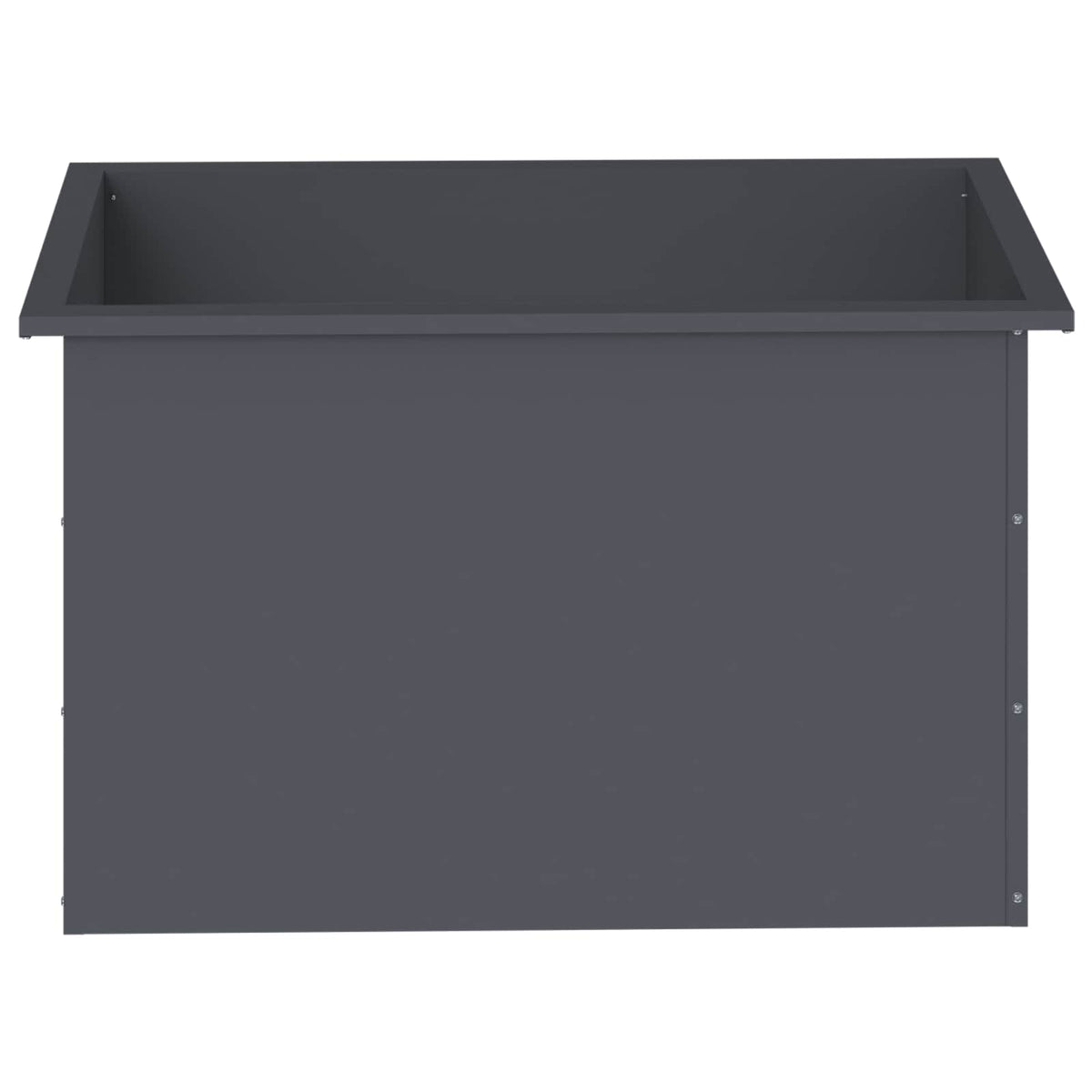 Sodo vazonas su LED Antracitas 50 x 80 x 48 cm Plienas