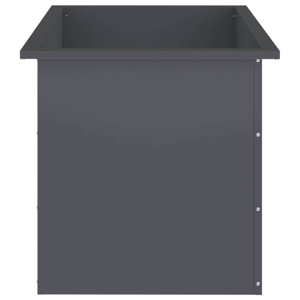 Sodo vazonas su LED Antracitas 50 x 80 x 48 cm Plienas