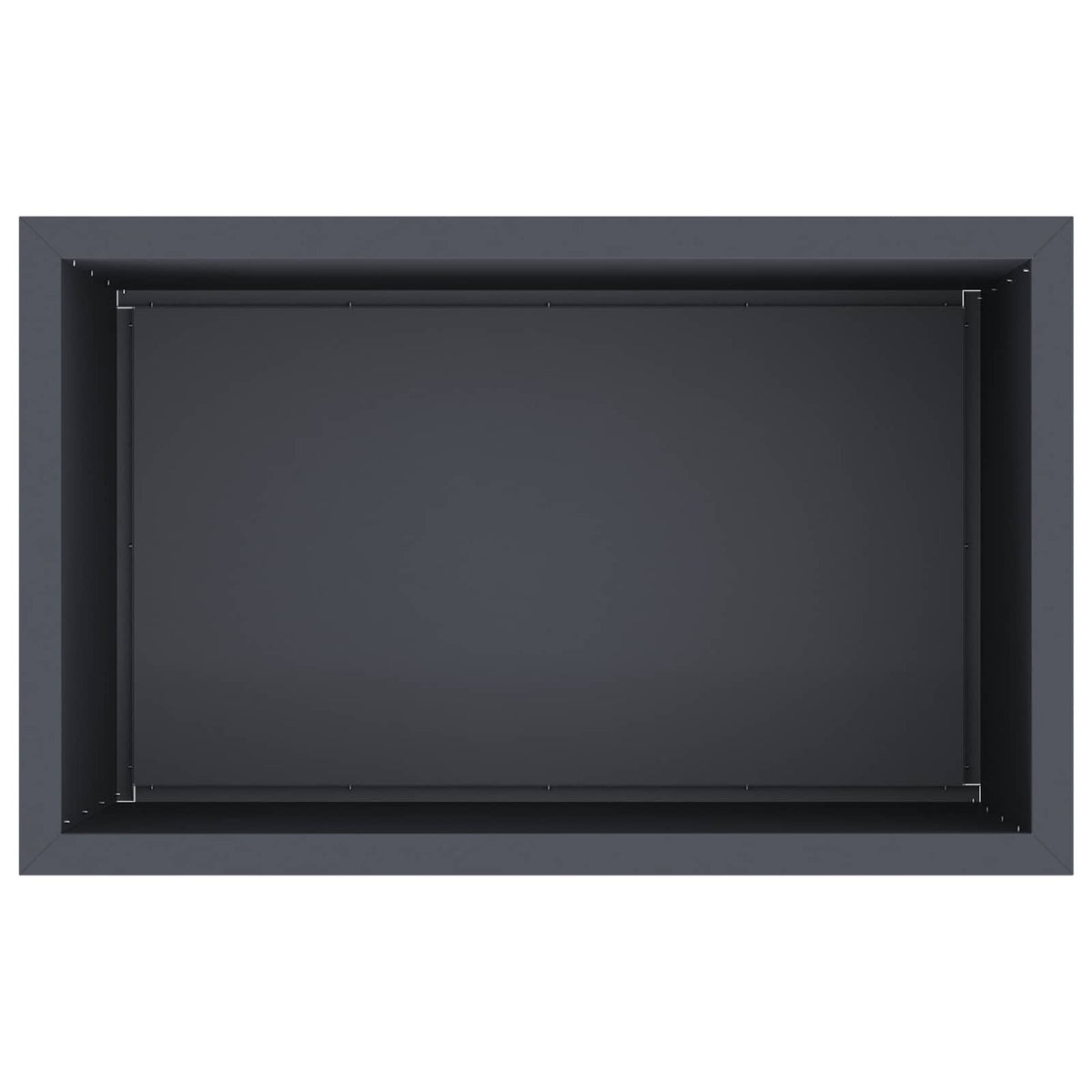 Sodo vazonas su LED 2 vnt. Antracitas 50 x 80 x 48 cm Plienas