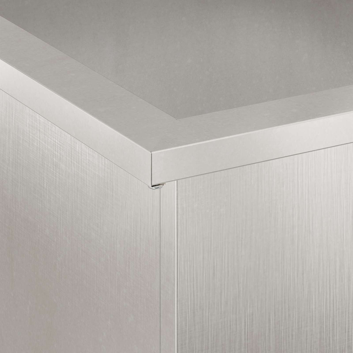 Sodo vazonas su LED Sidabrinė 50 x 80 x 48 cm