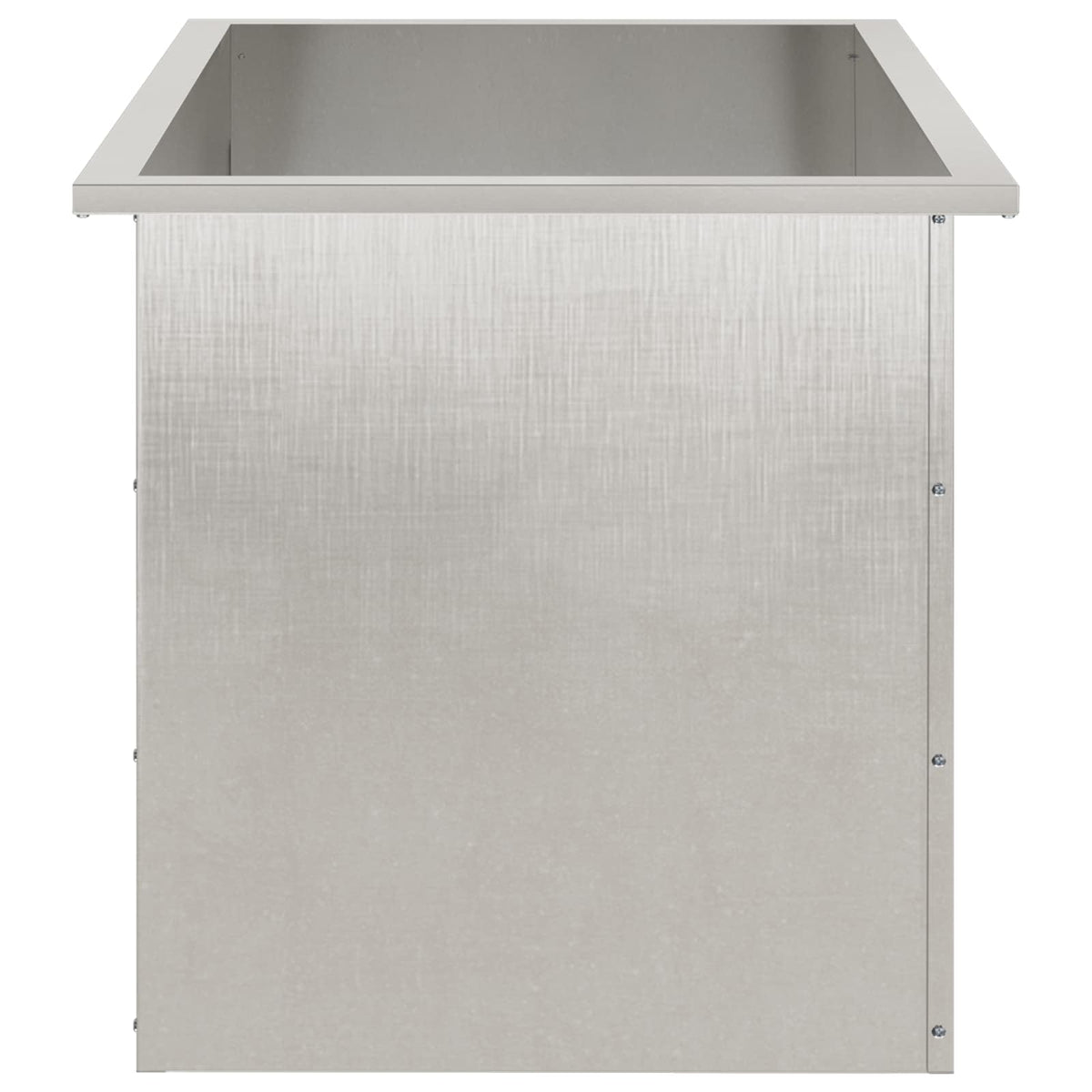 Sodo vazonas su LED Sidabrinė 50 x 80 x 48 cm