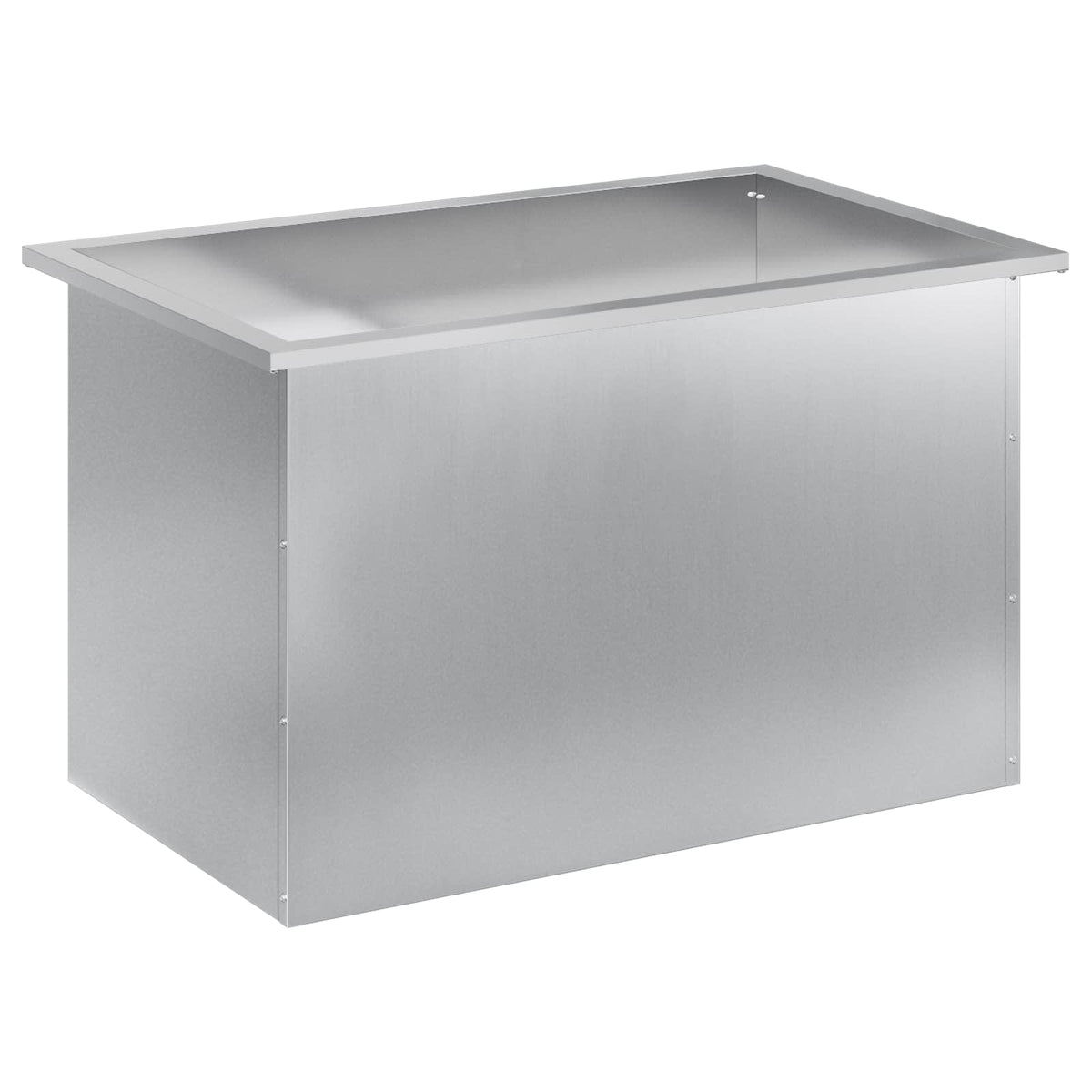 Sodo vazonas su LED Sidabrinė 50 x 80 x 48 cm