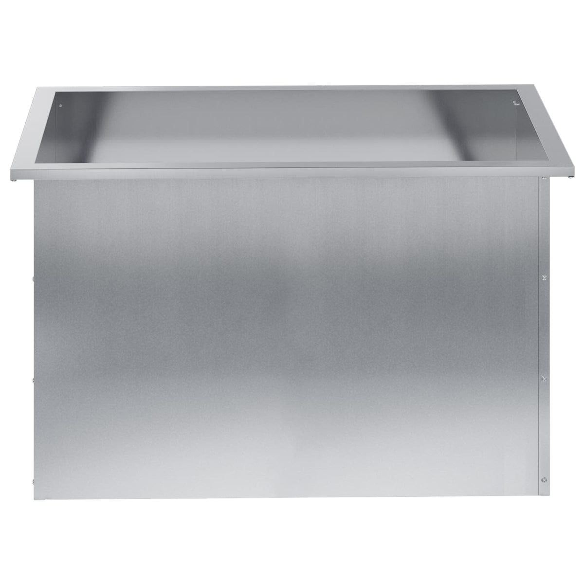 Sodo vazonas su LED 2 vnt. Sidabrinė 50 x 80 x 48 cm