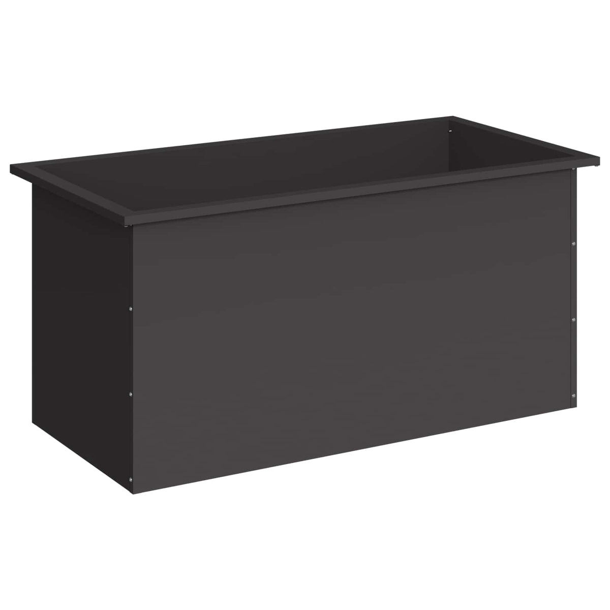 Sodo vazonas su LED Juoda 50 x 100 x 48 cm Plienas