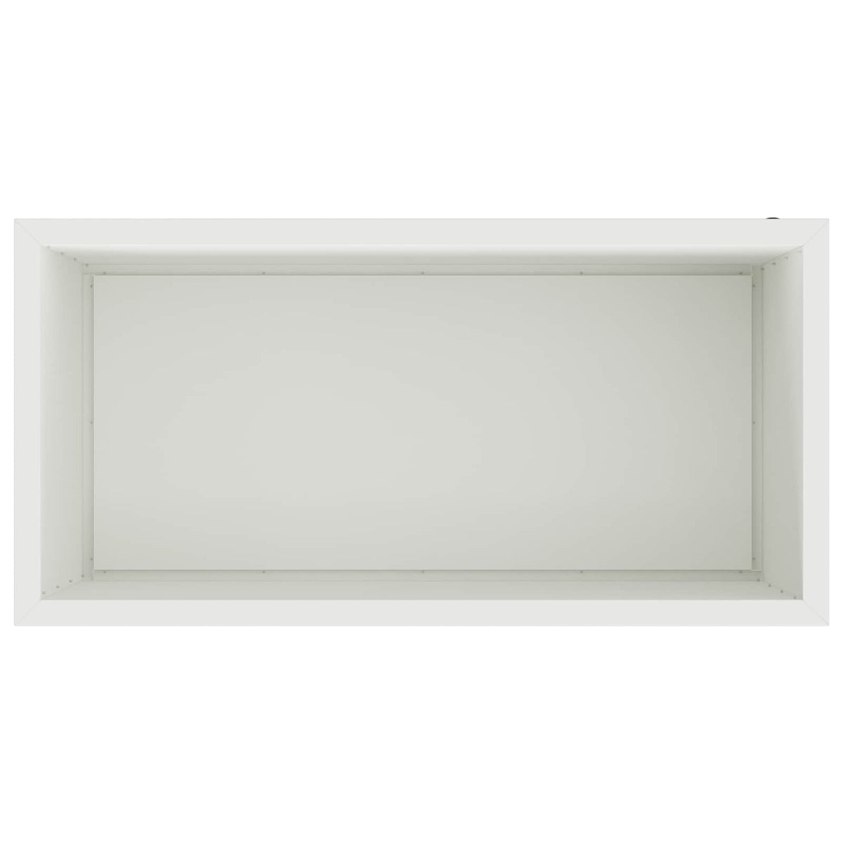 Sodo vazonas su LED Balta 50 x 100 x 48 cm Plienas
