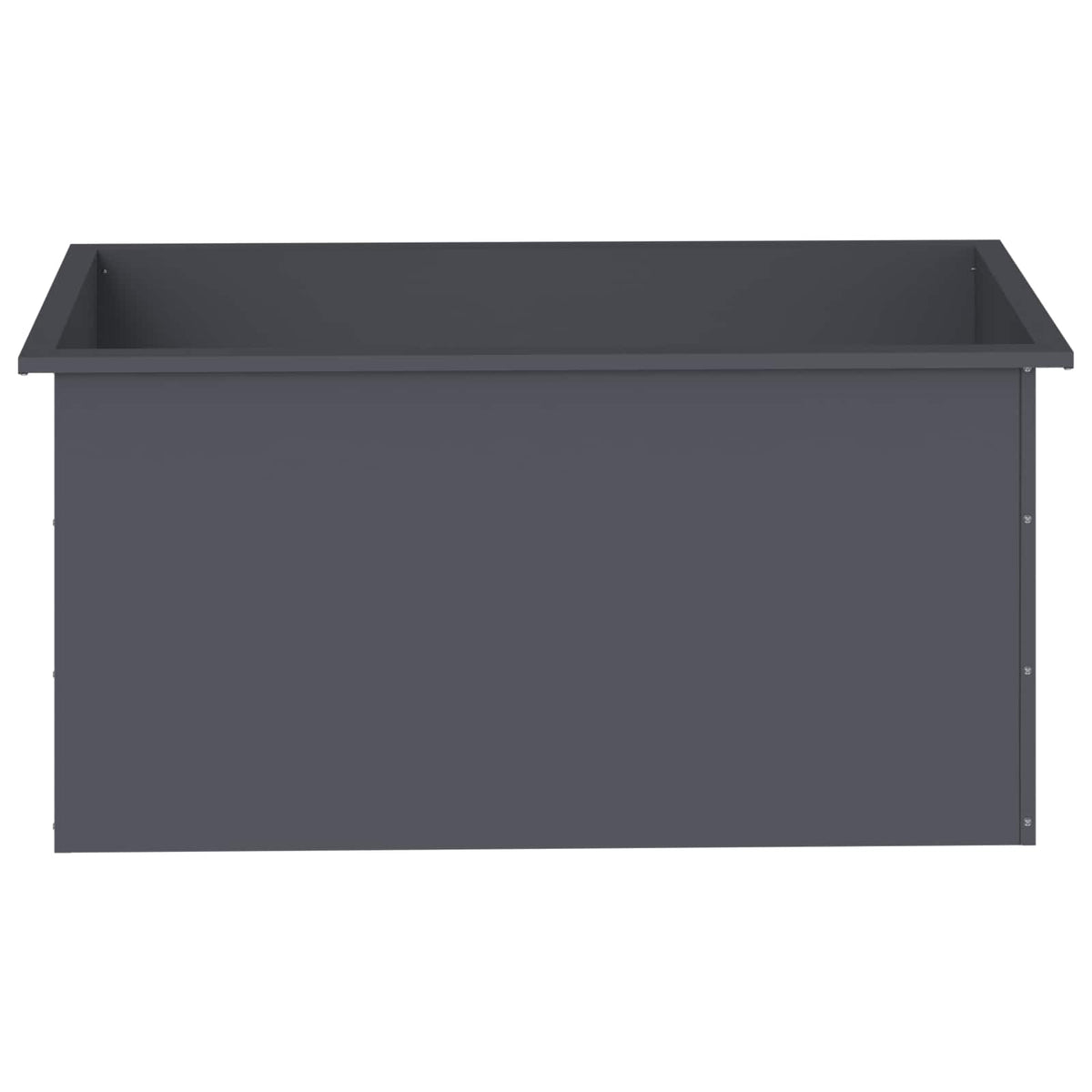 Sodo vazonas su LED Antracitas 50 x 100 x 48 cm Plienas