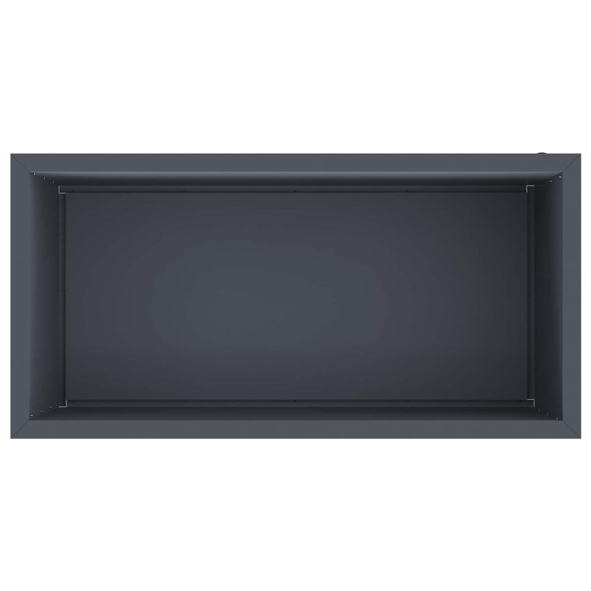 Sodo vazonas su LED Antracitas 50 x 100 x 48 cm Plienas