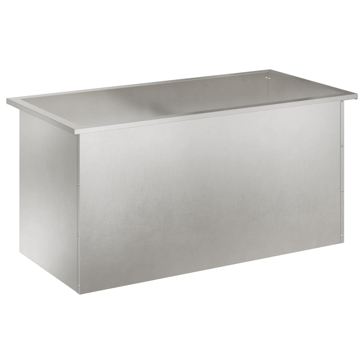 Sodo vazonas su LED Sidabrinė 50 x 100 x 48 cm